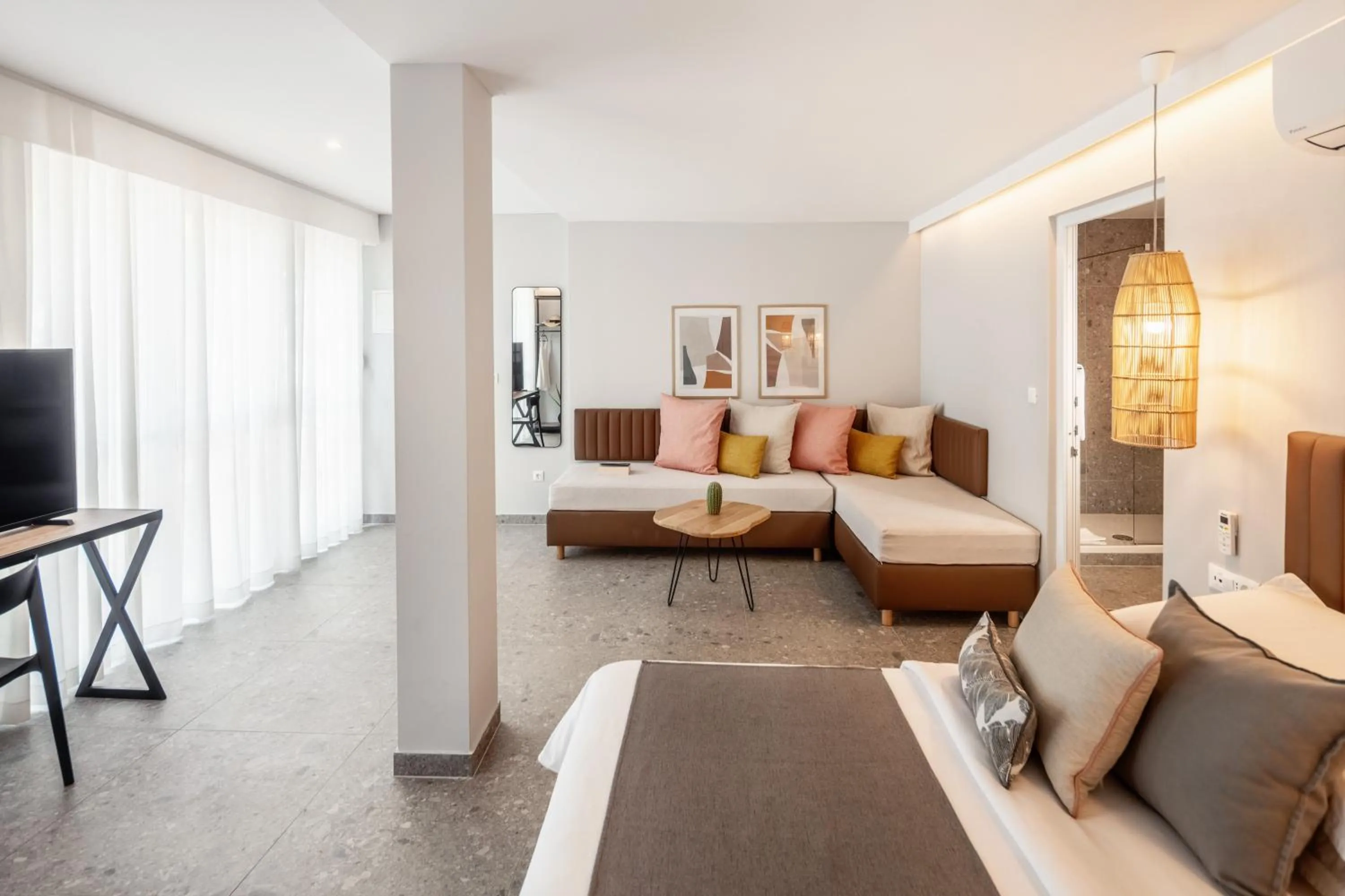 Seating area, Bed in Waterman Svpetrvs Resort - All Inclusive