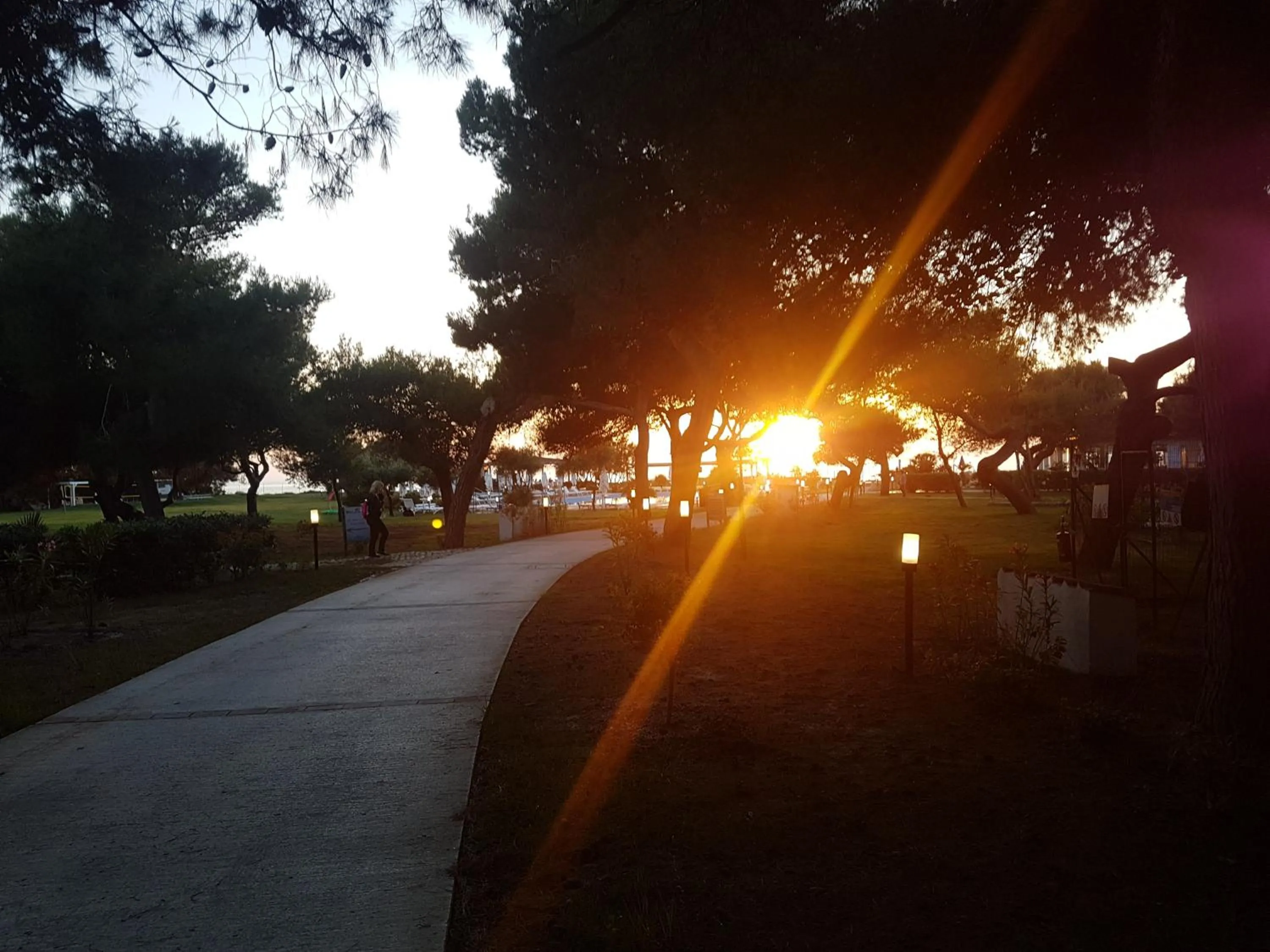 Sunset in BV Kalafiorita Resort