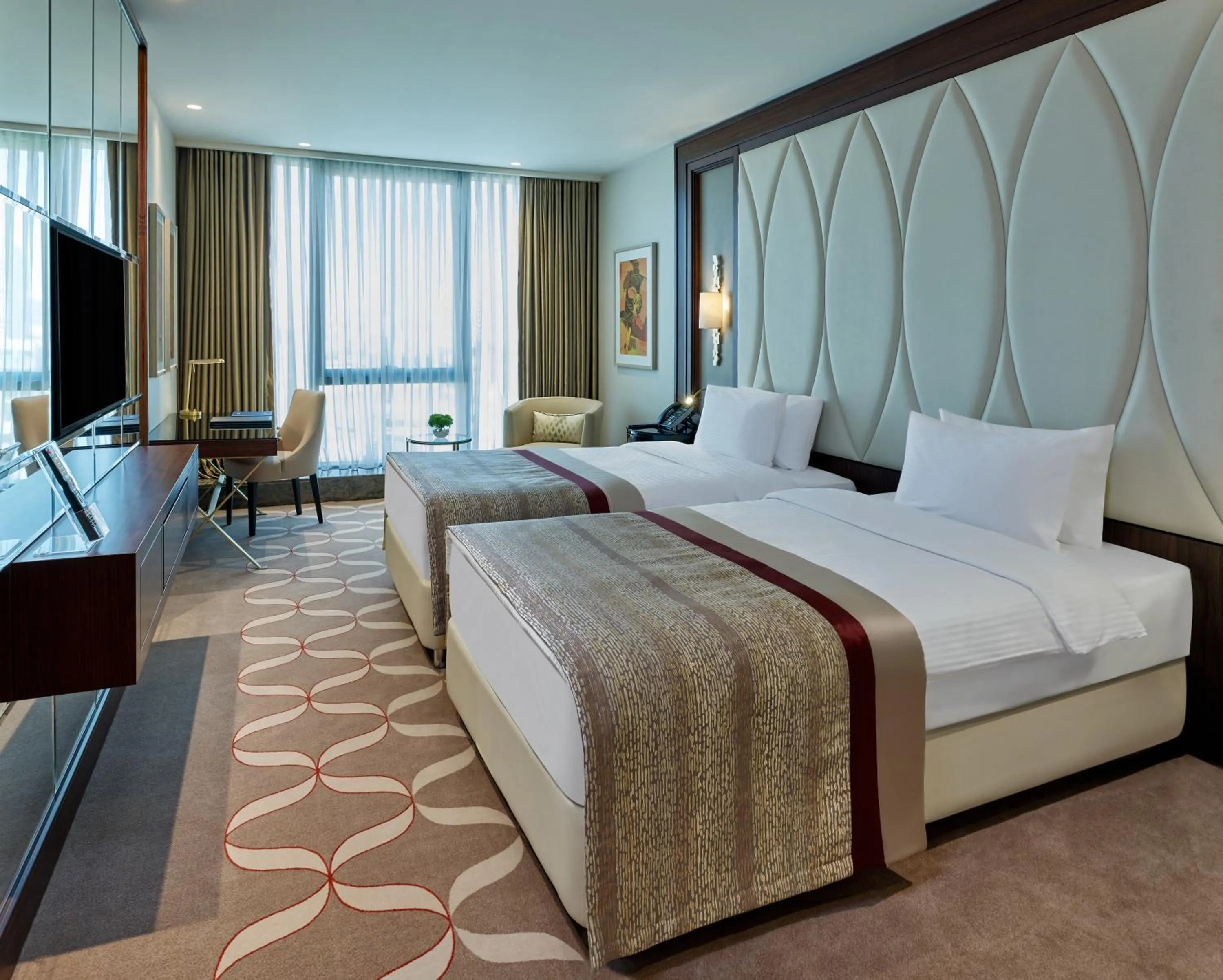 Bed in Elite World Grand Istanbul Basın Ekspres