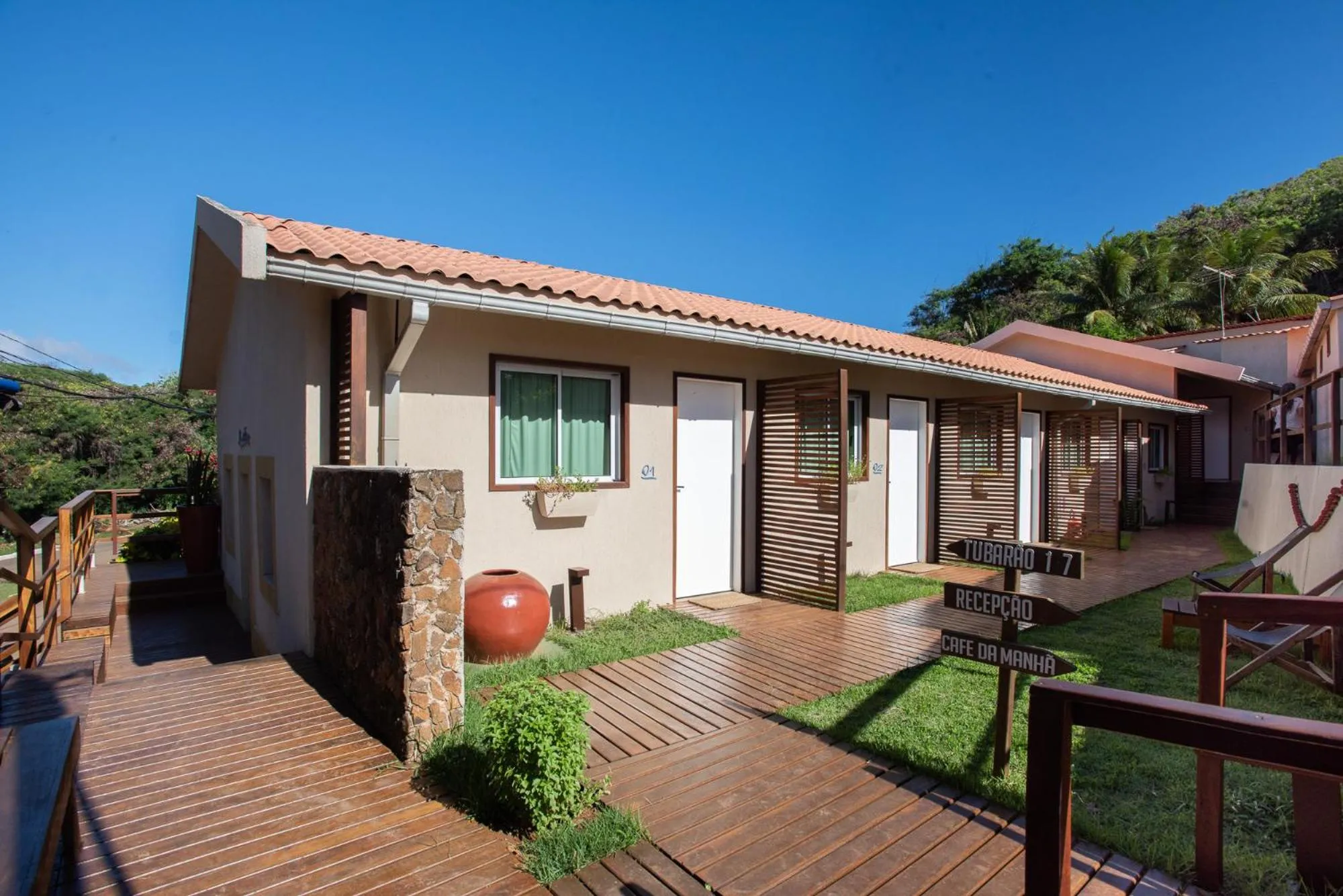 Facade/entrance in Pousada Tubarão