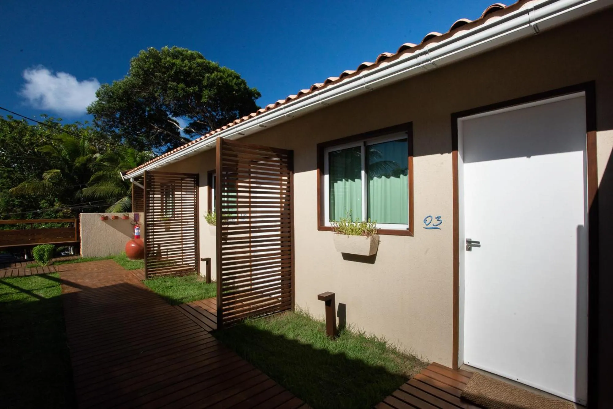 Patio in Pousada Tubarão