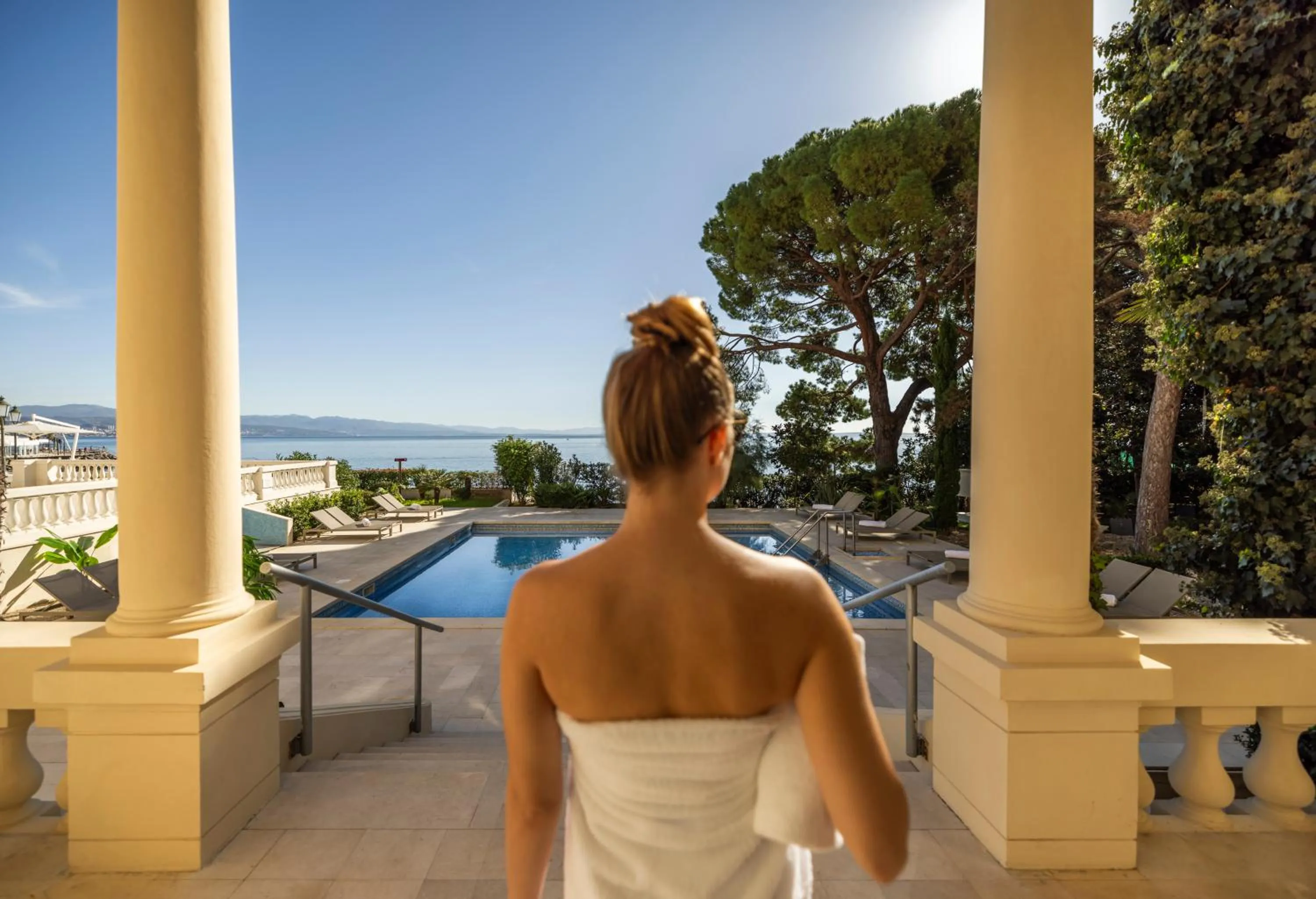 Swimming pool in Hotel Kvarner - by Liburnia Hotels & Villas