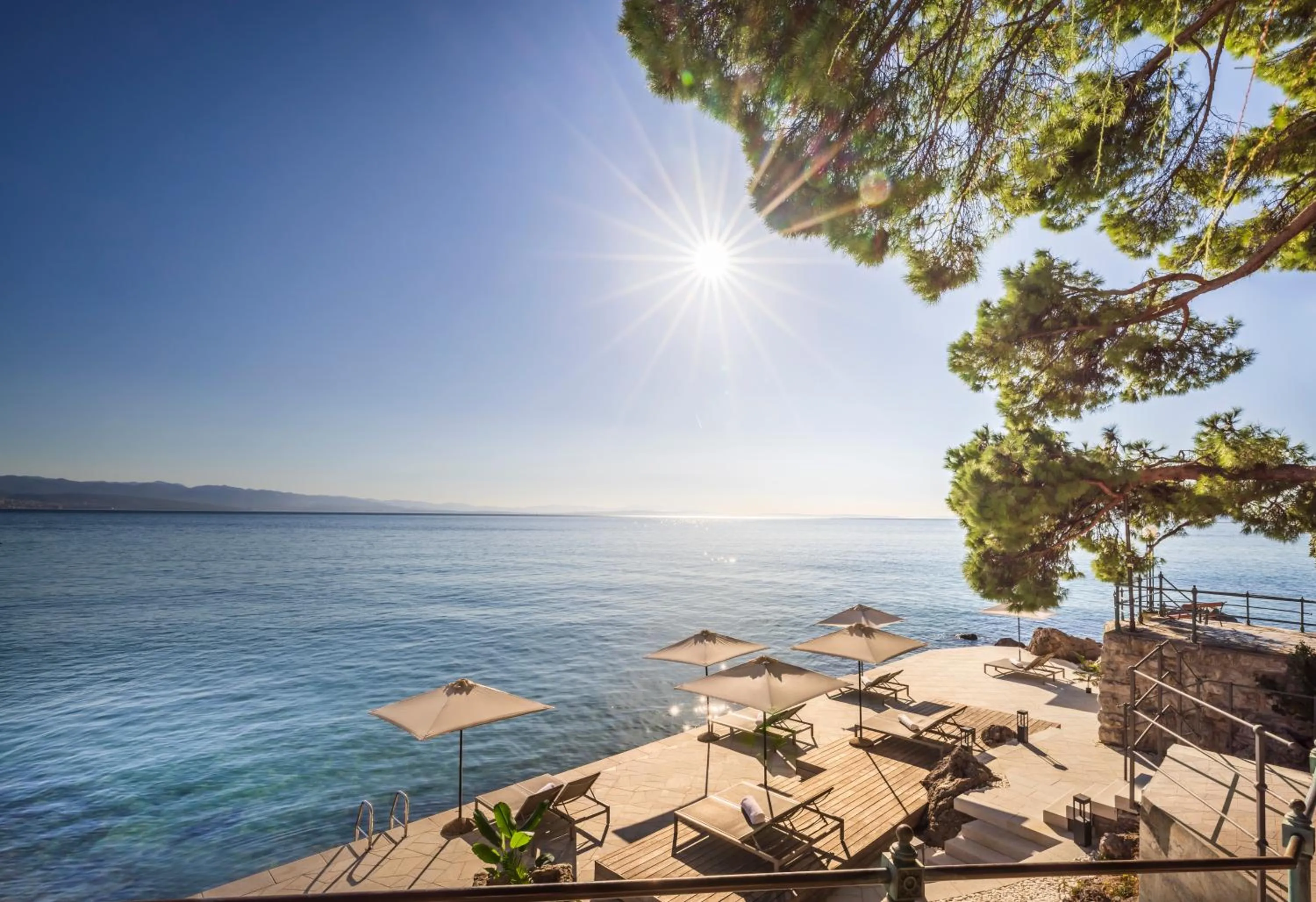 Beach in Hotel Kvarner - by Liburnia Hotels & Villas