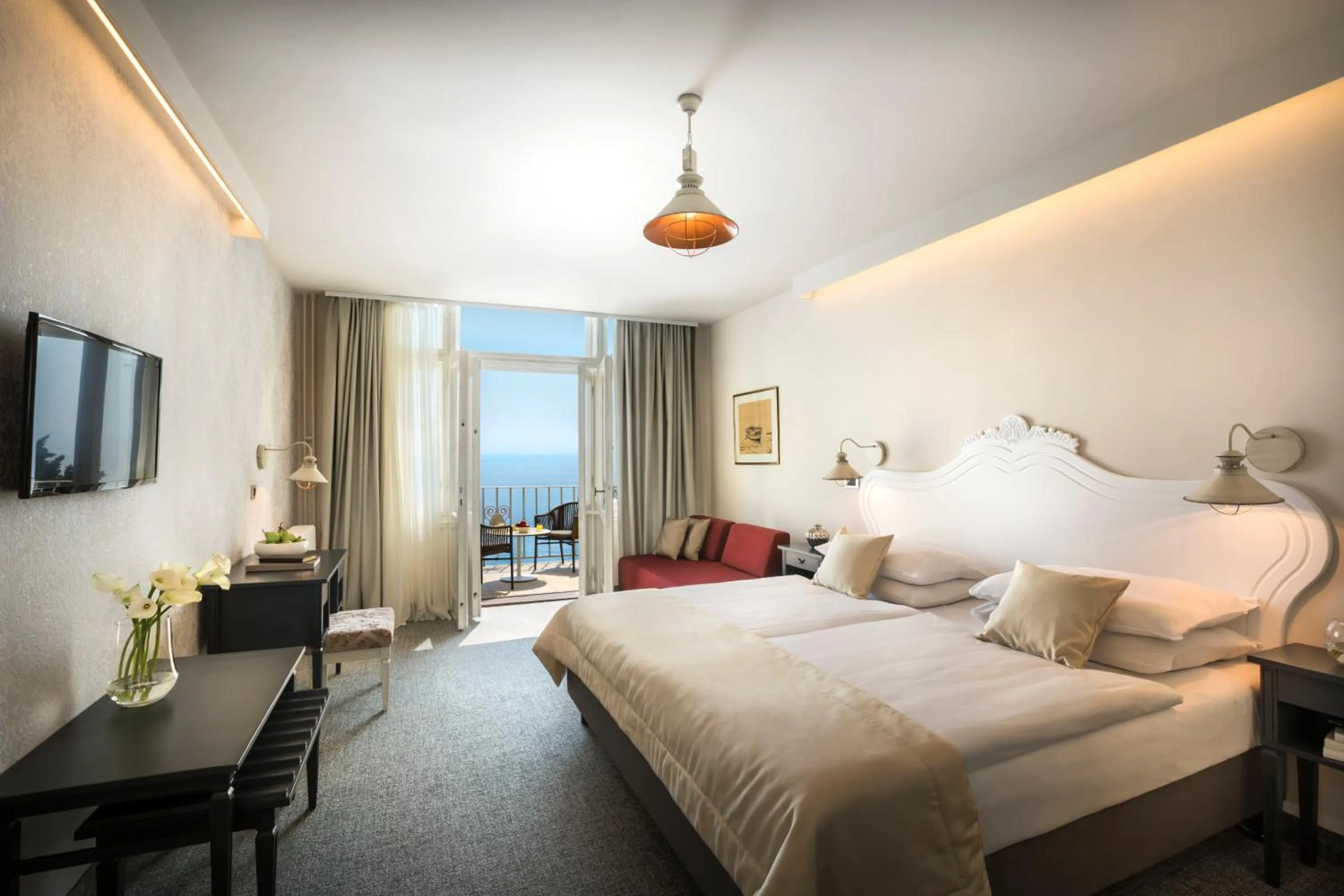 Double Room with Sea View in Hotel Lungomare Opatija - Liburnia