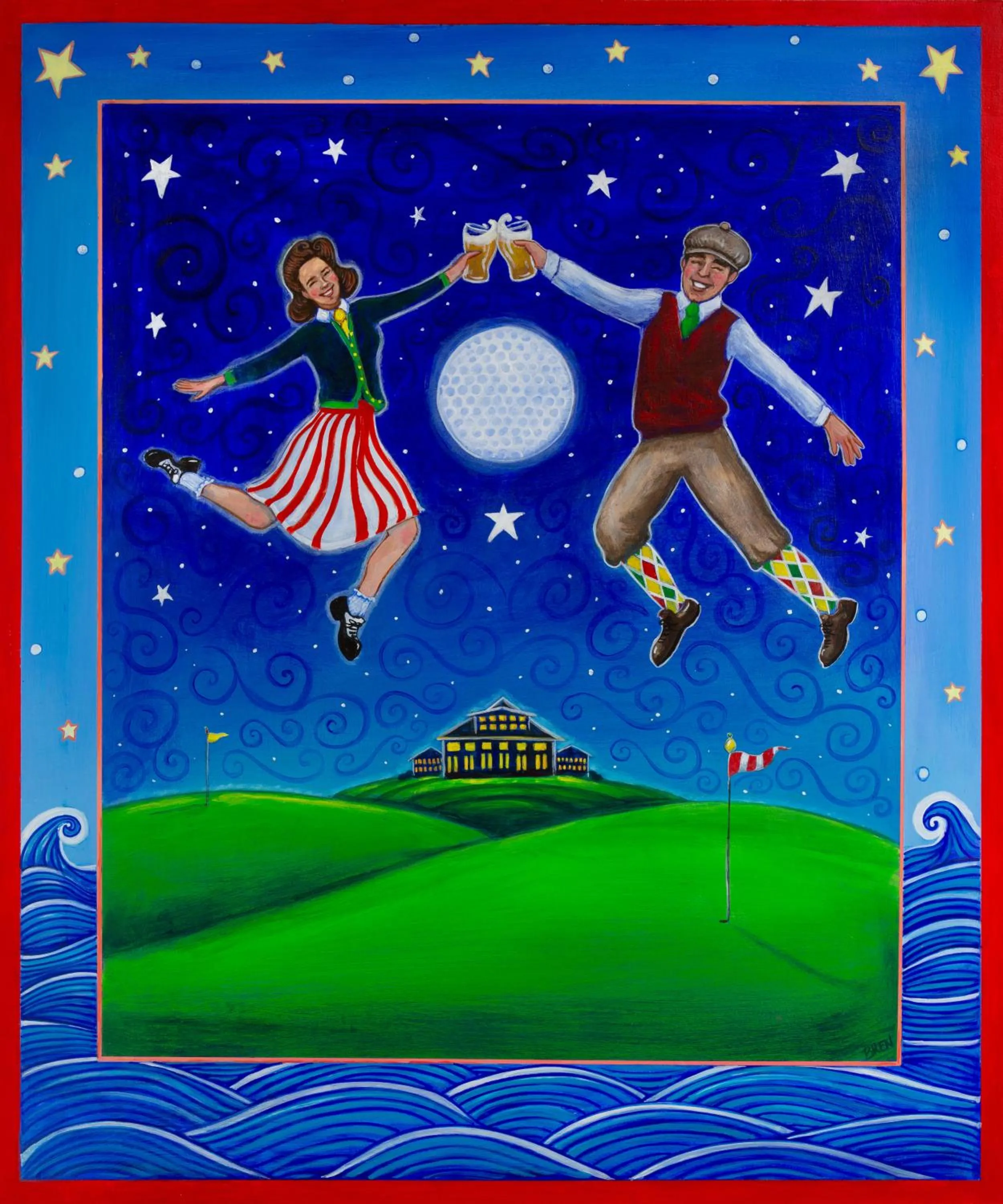 Decorative detail in McMenamins Gearhart Hotel