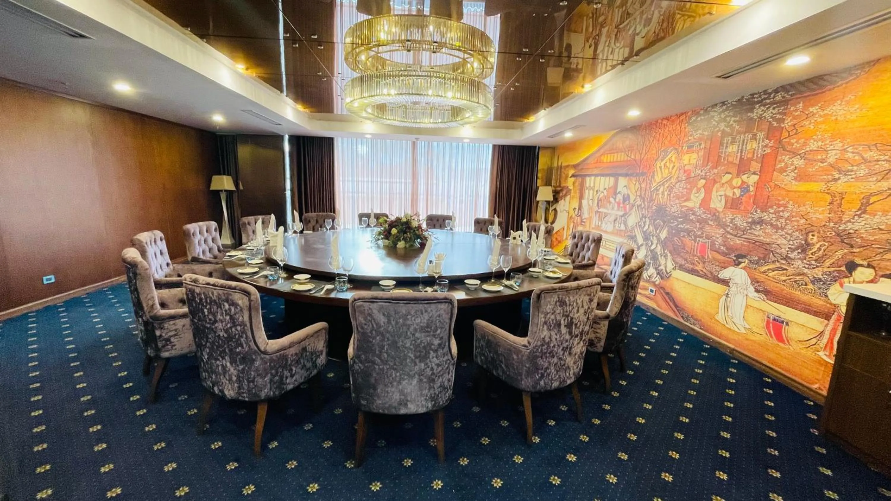 Seating area in Le Indochina Hotel