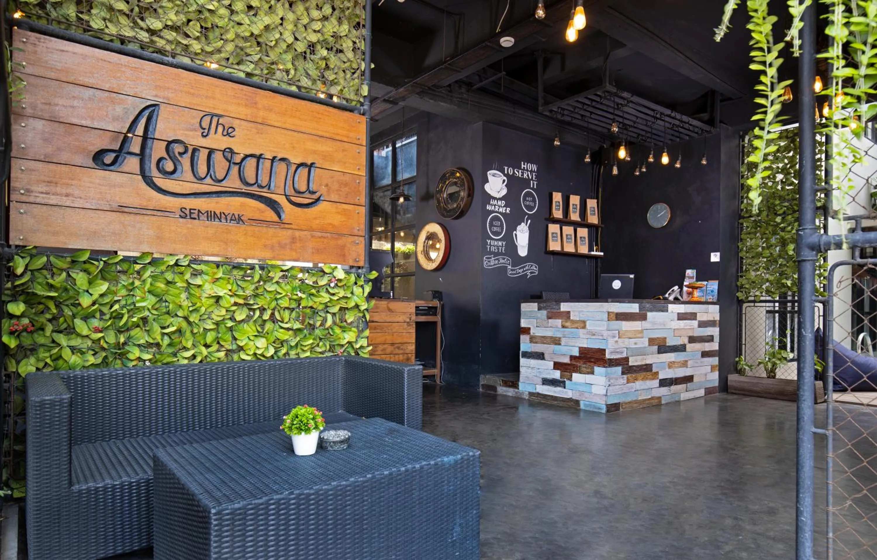 Seating area in The Aswana Seminyak