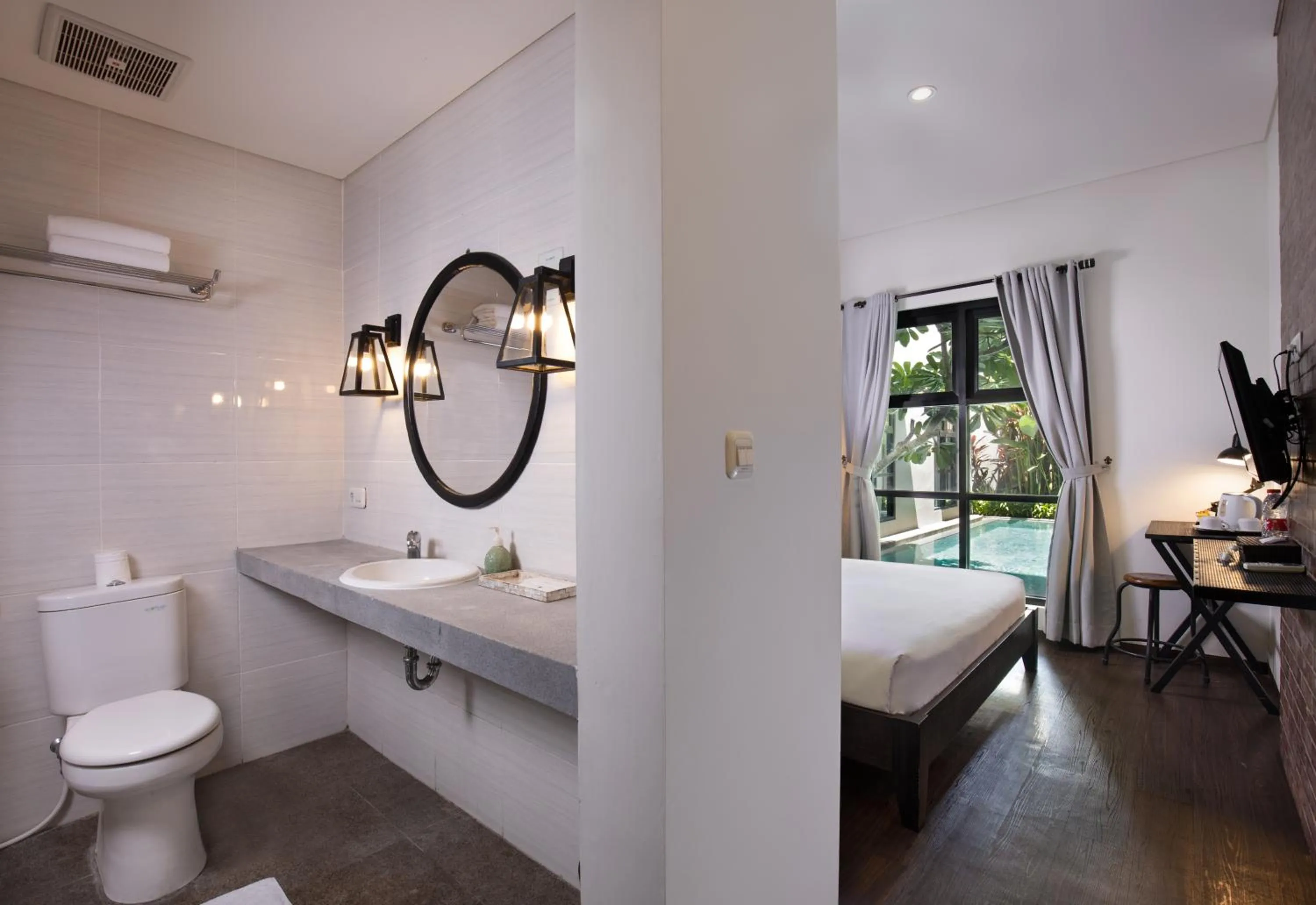 Bathroom, Bed in The Aswana Seminyak