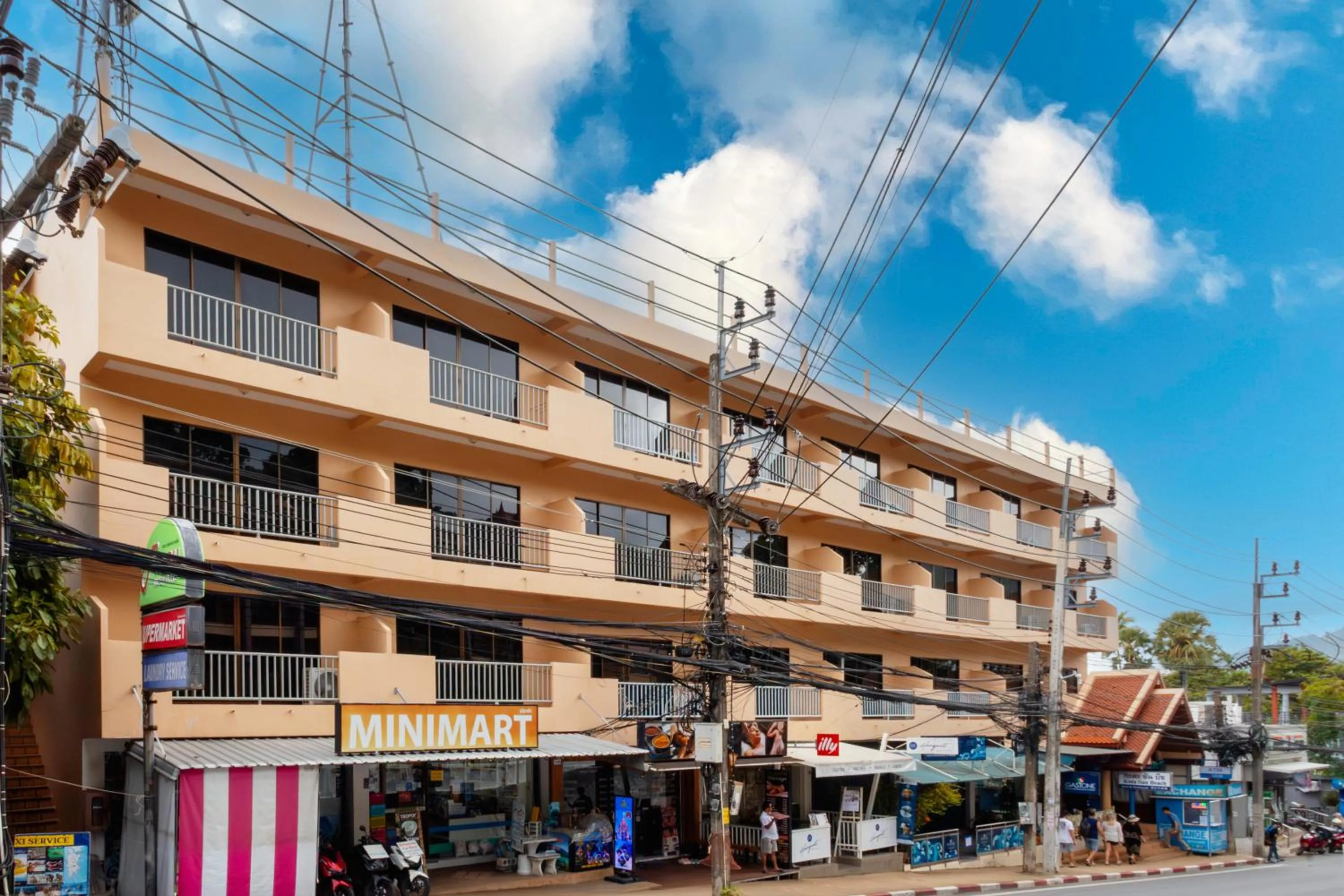 Property building in Kata Sun Beach Hotel