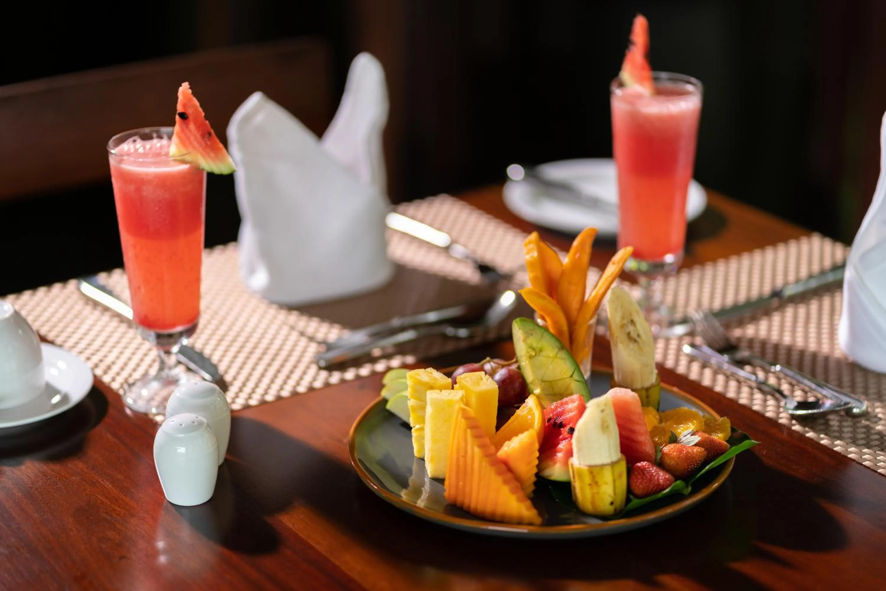 Food close-up in Kings Pavilion Luxury Hotel