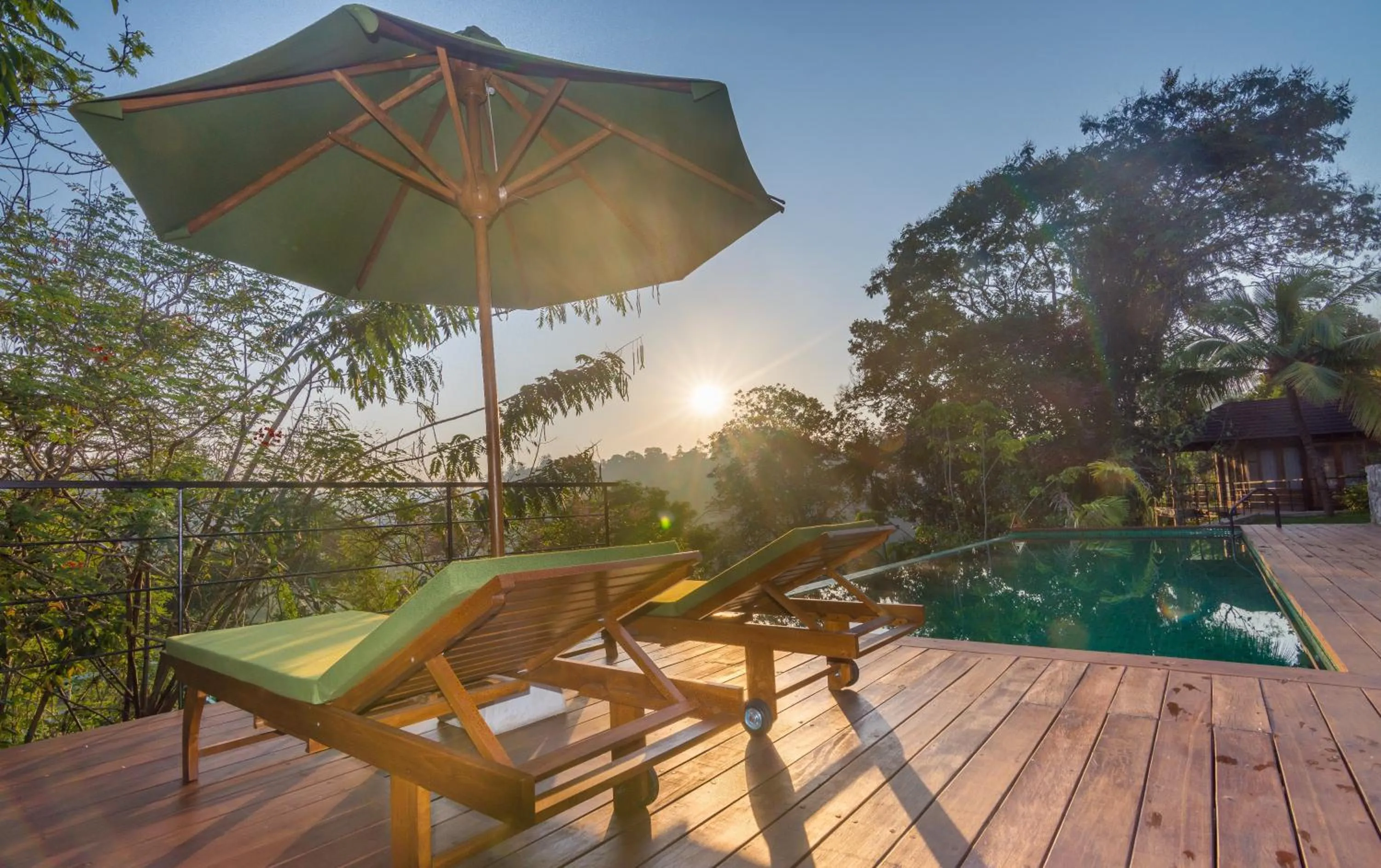 Pool view in Kings Pavilion Luxury Hotel