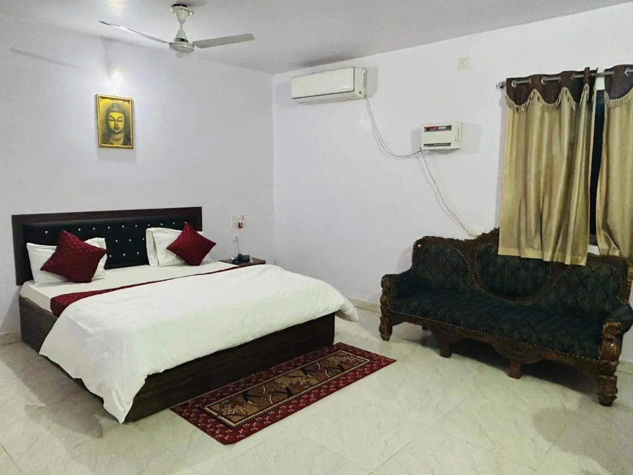 Bedroom, Bed in Hotel Maurya Vihar Bodhgaya