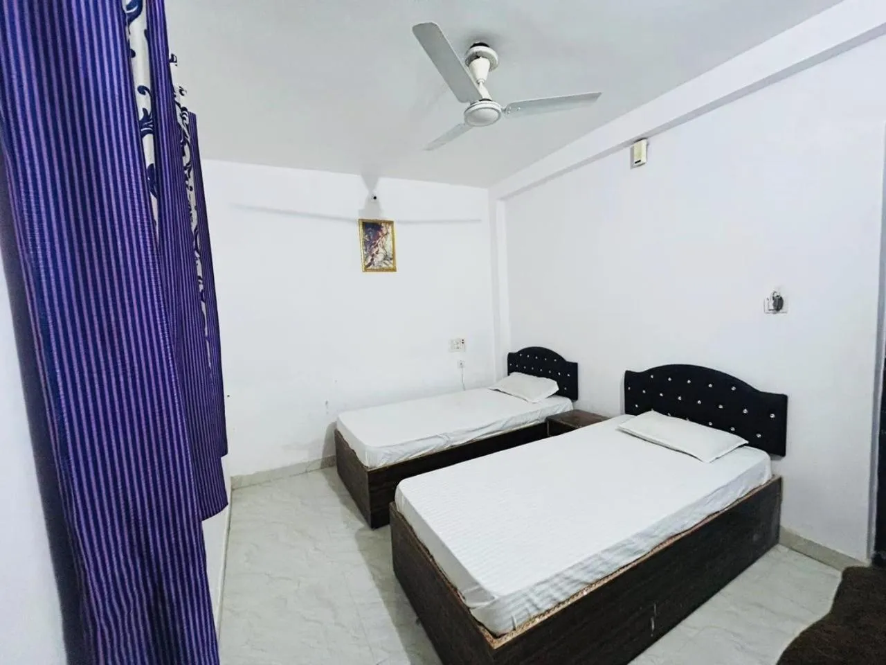 Bed in Hotel Maurya Vihar Bodhgaya