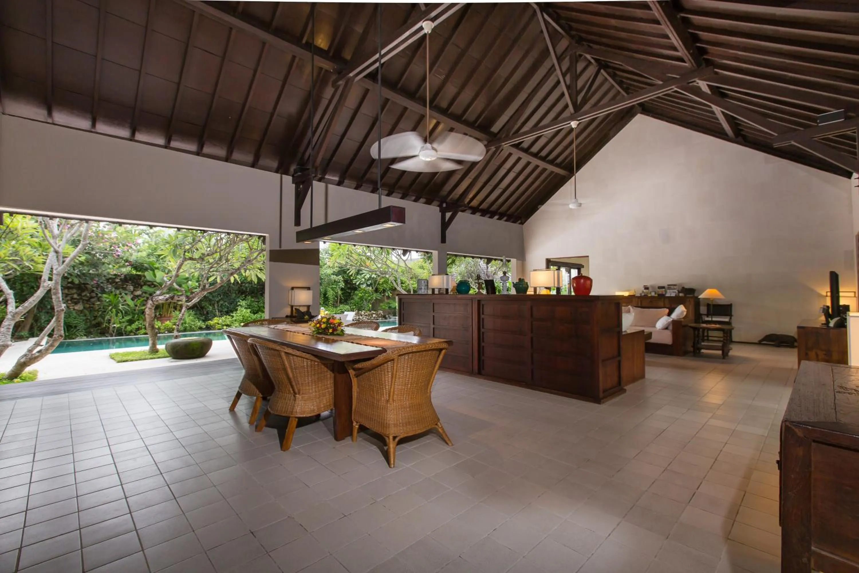 Kitchen or kitchenette in Villa Roku by Nagisa Bali