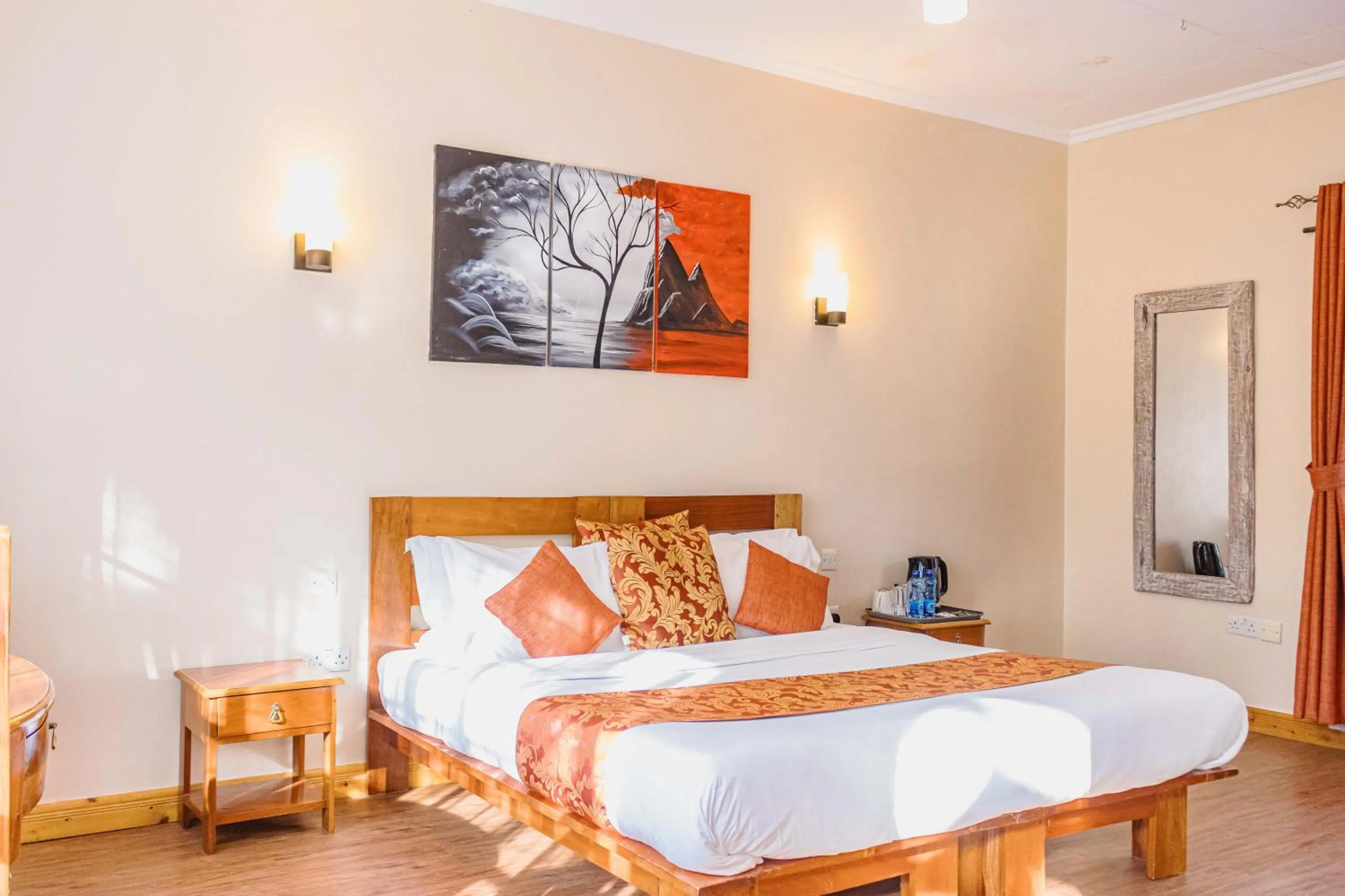 Bed in The Farmhouse Inn