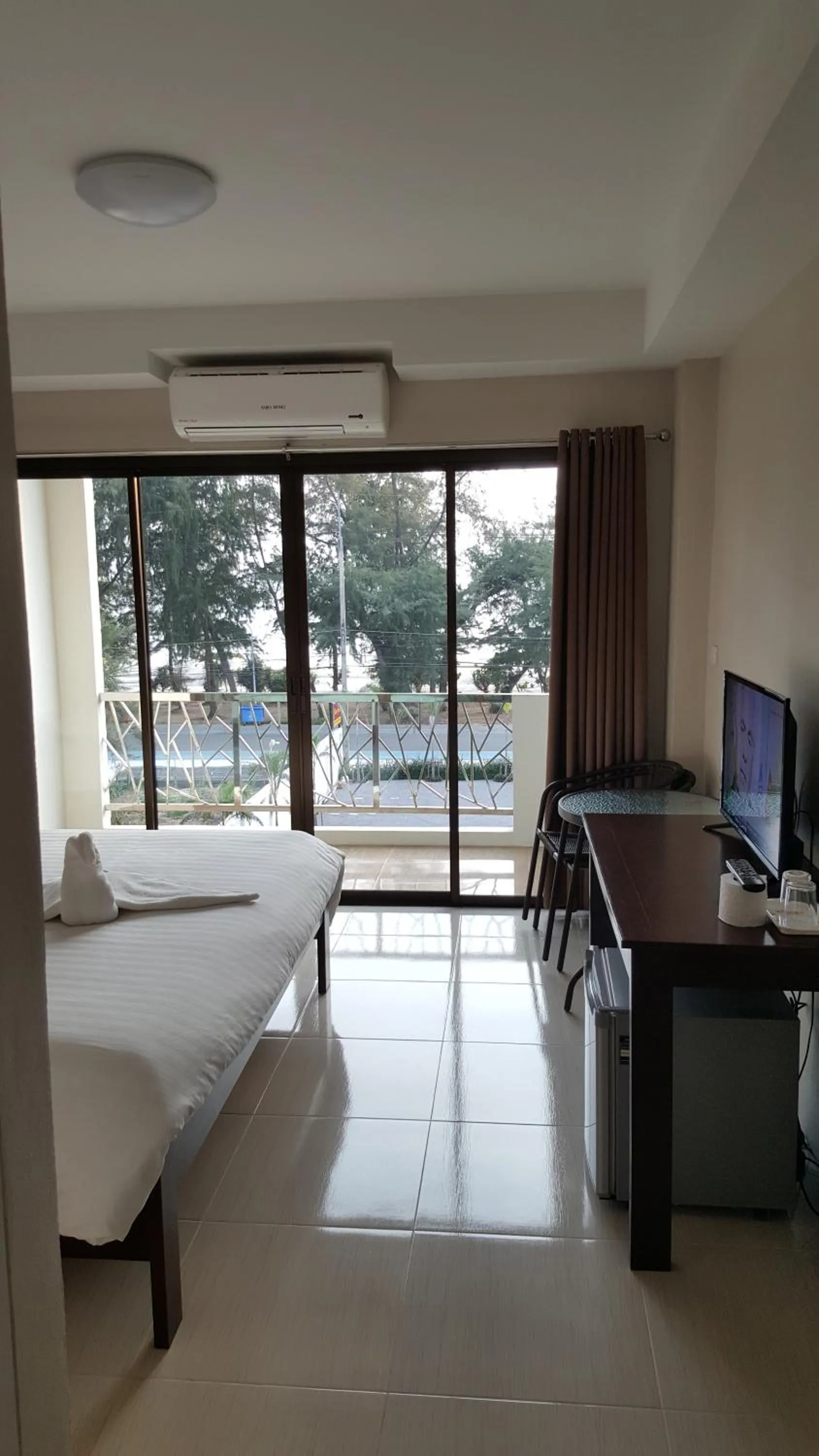 Bedroom, Bed in Yellow House Rayong