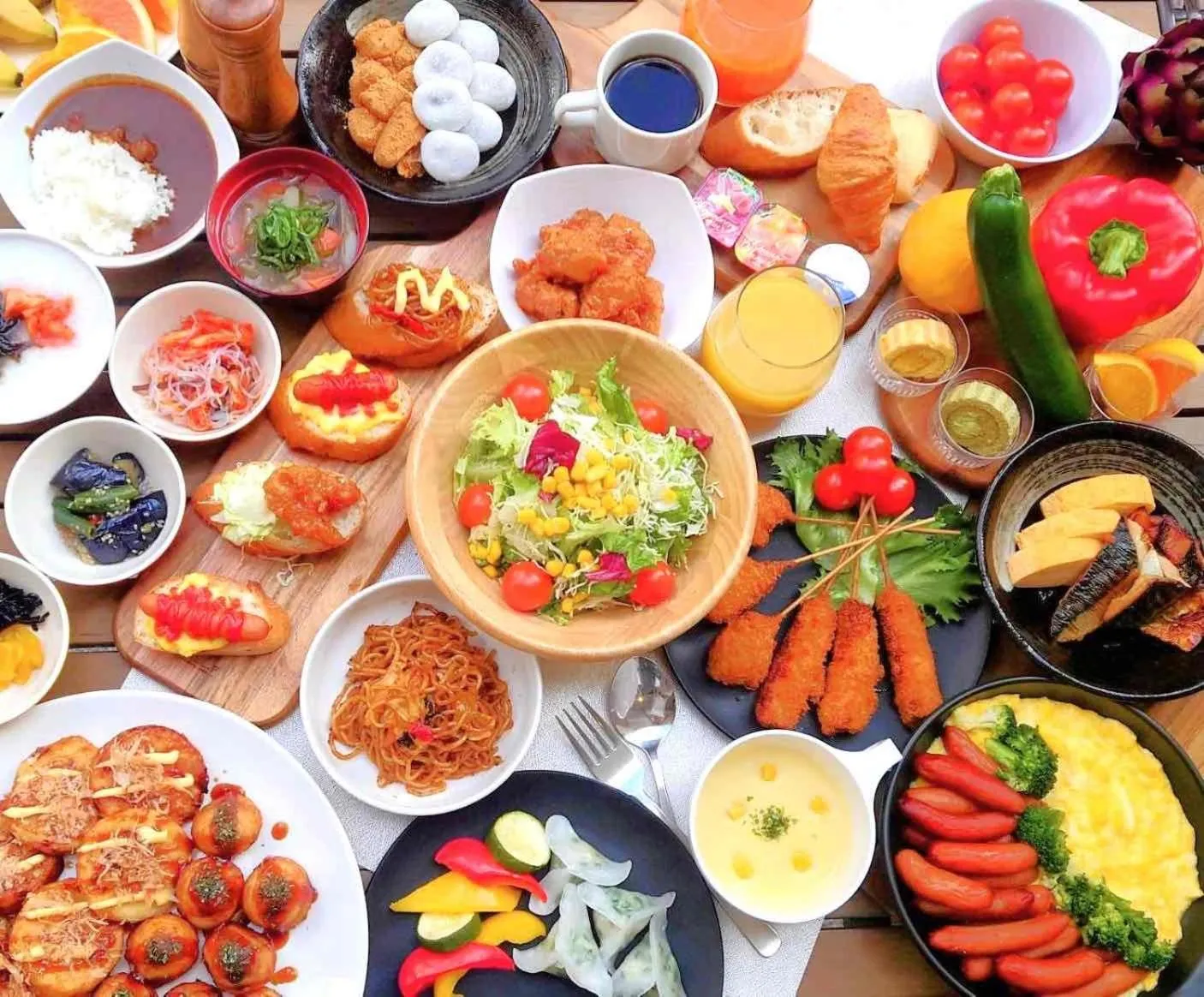 Breakfast in SARASA HOTEL Shinsaibashi