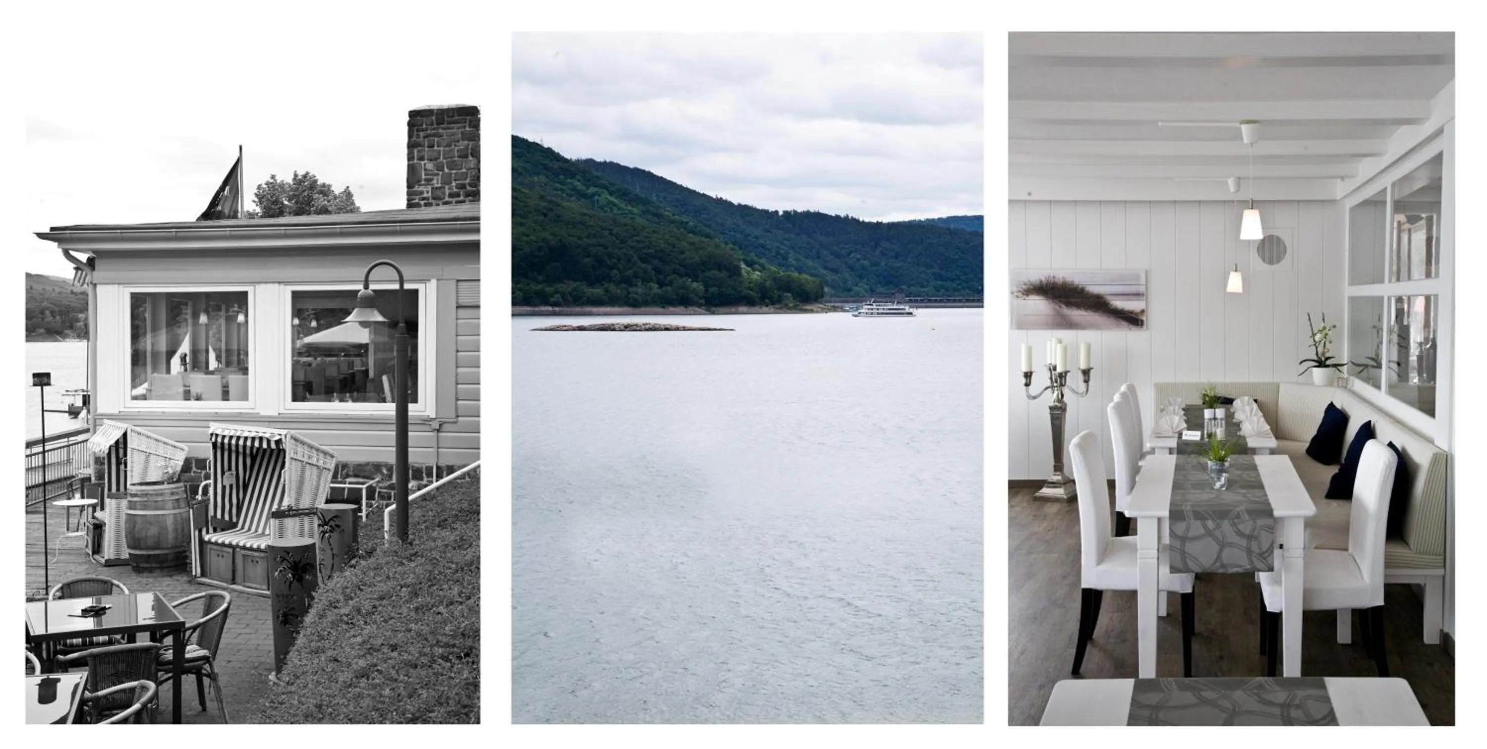 Property building in Strandhaus Edersee Nr 12 - Kaminzimmer, Seeblick, Badestrand, Seeterrasse