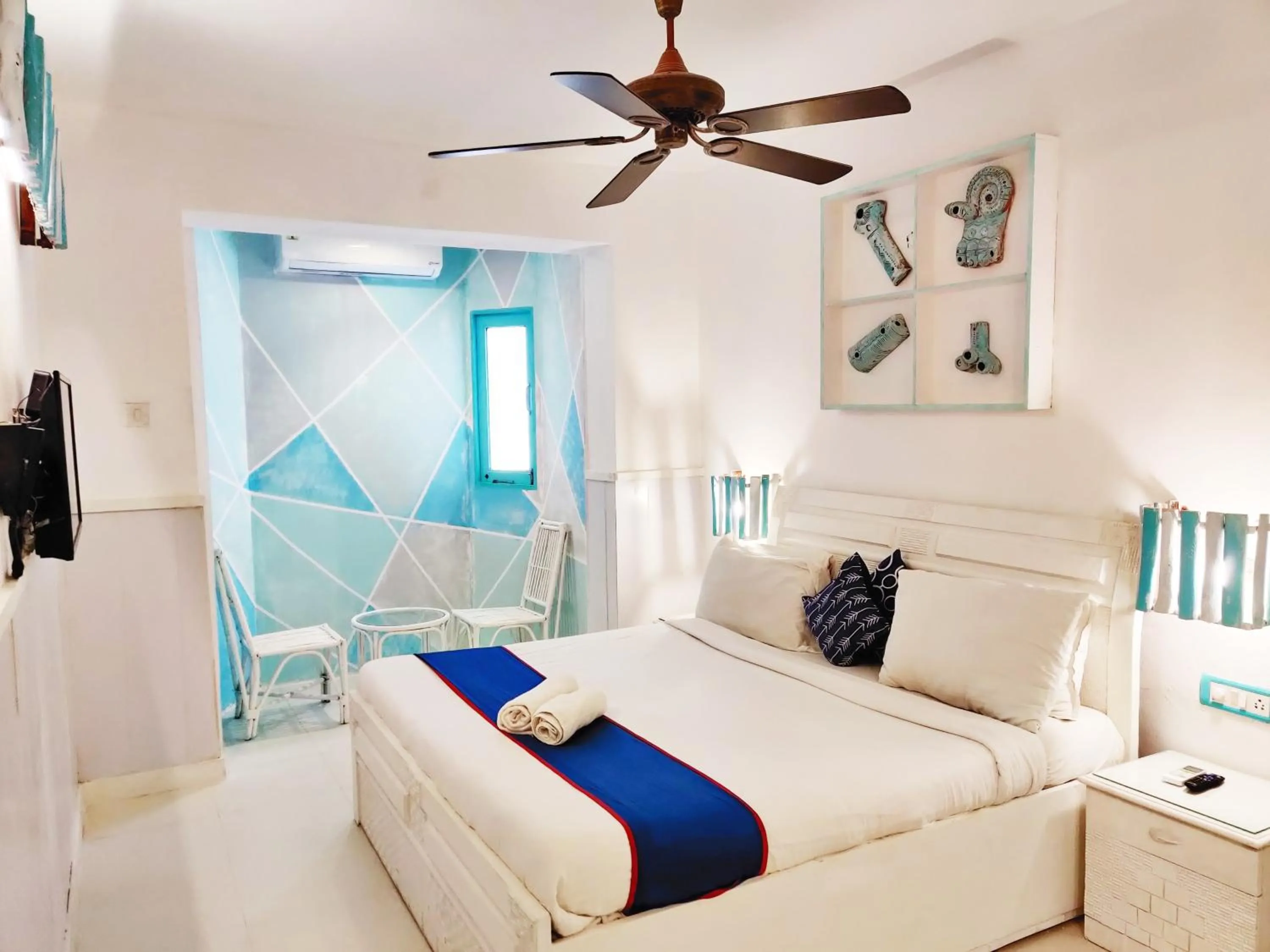 Bed in Eros Boutique Hotel