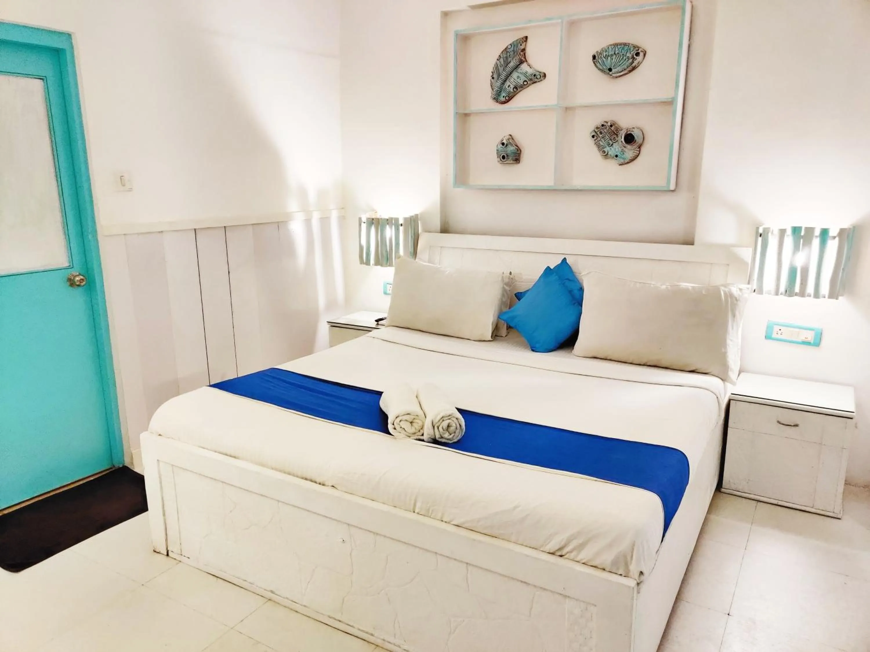 Bed in Eros Boutique Hotel