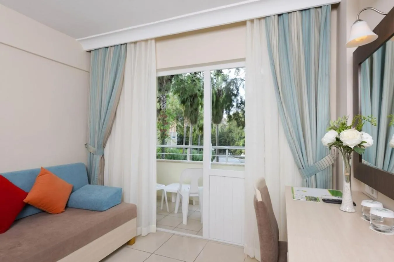 Seating area in Club Sidelya Hotel