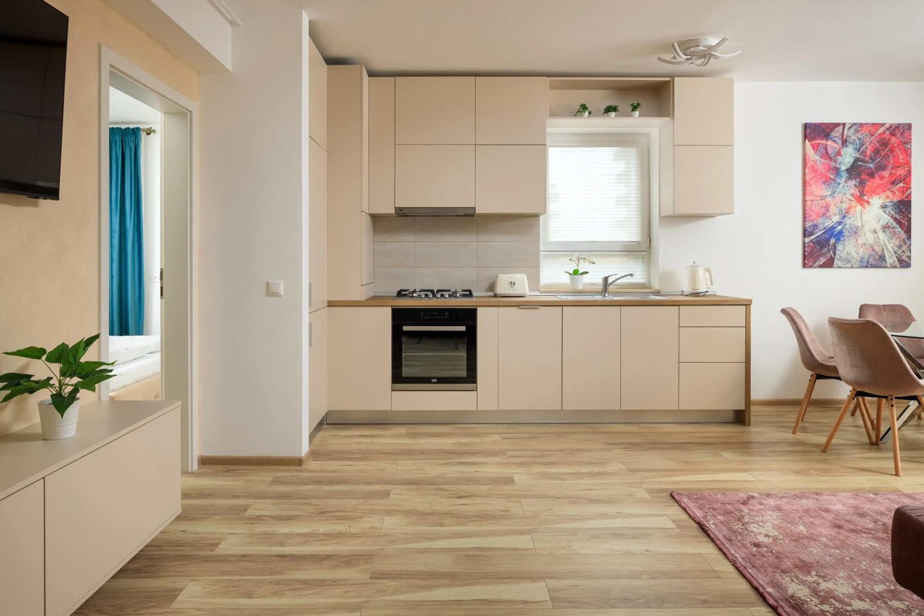 Kitchen or kitchenette in Brasov Holiday Apartments