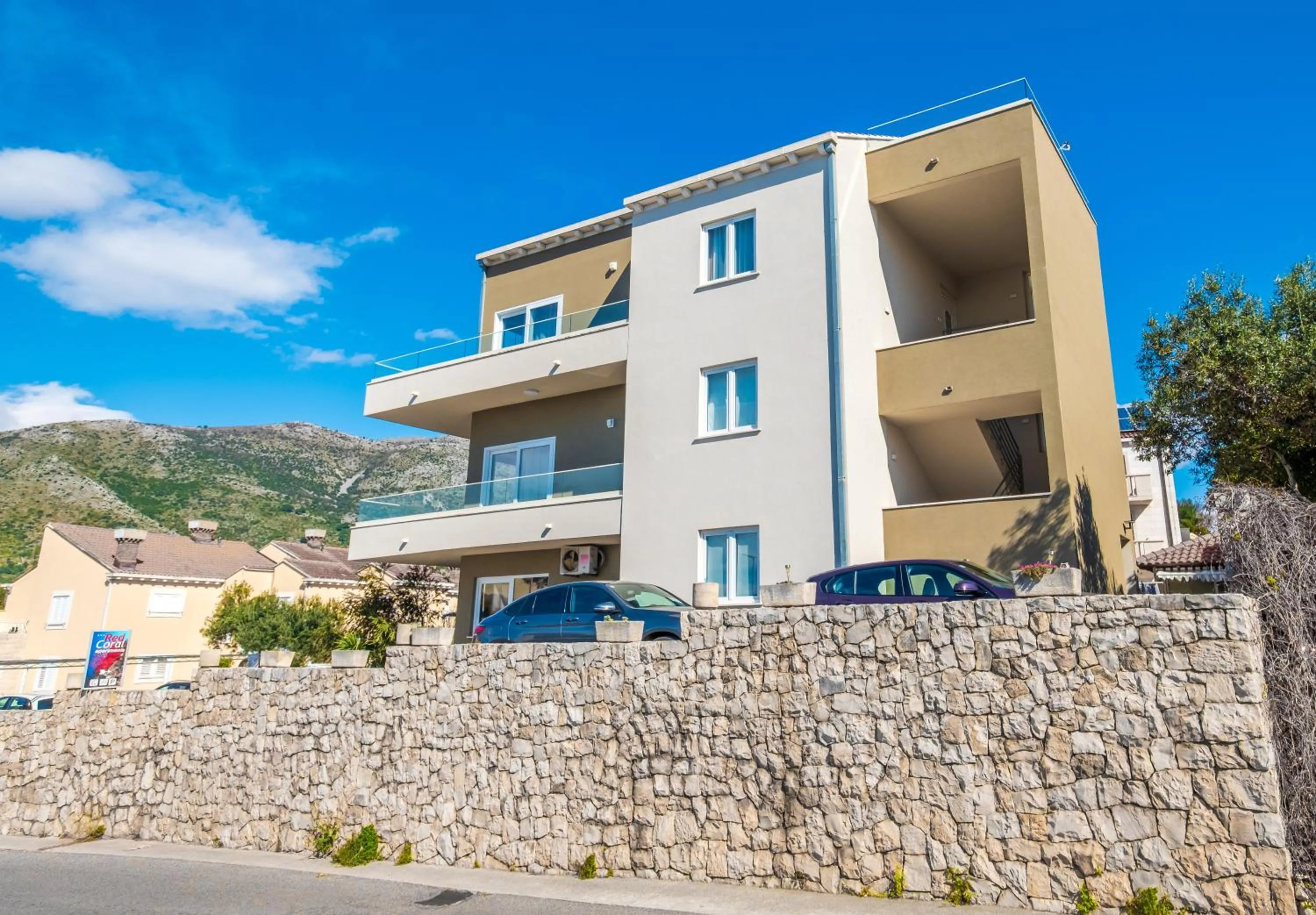 Property building in Apartments Red Coral Cavtat