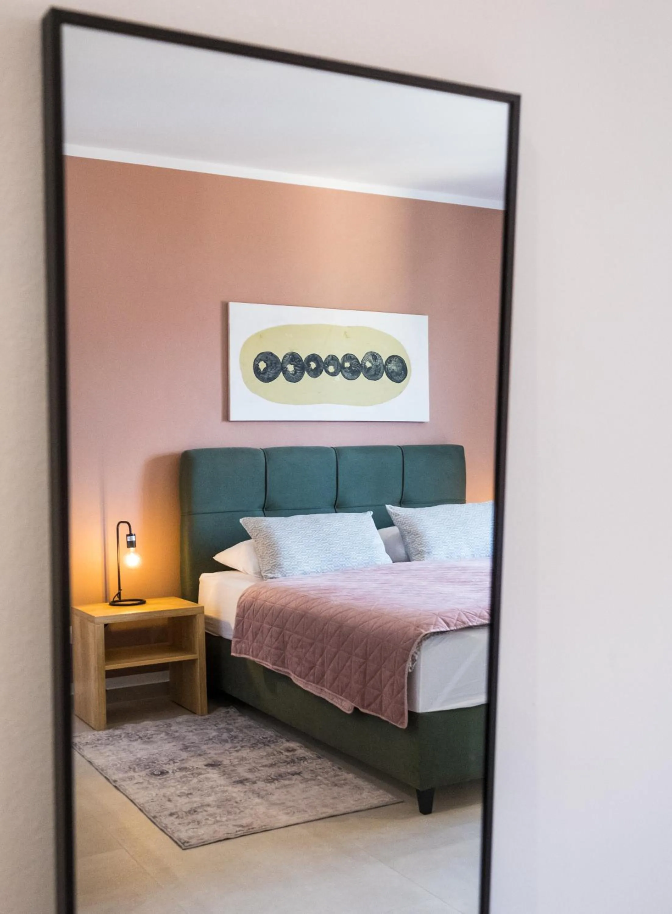 Bed in Apartments Red Coral Cavtat