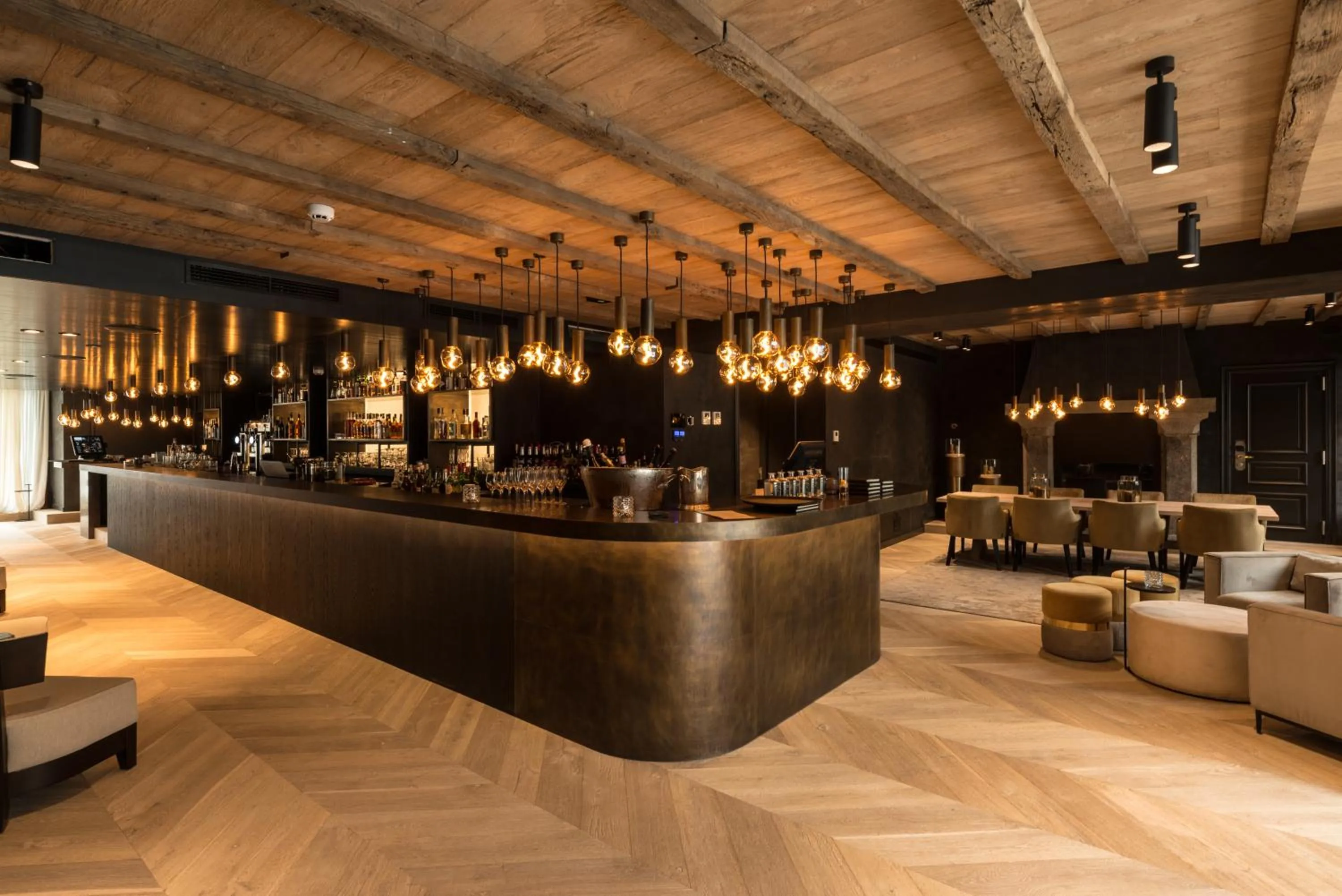 Lounge or bar in Hotel Sanglier