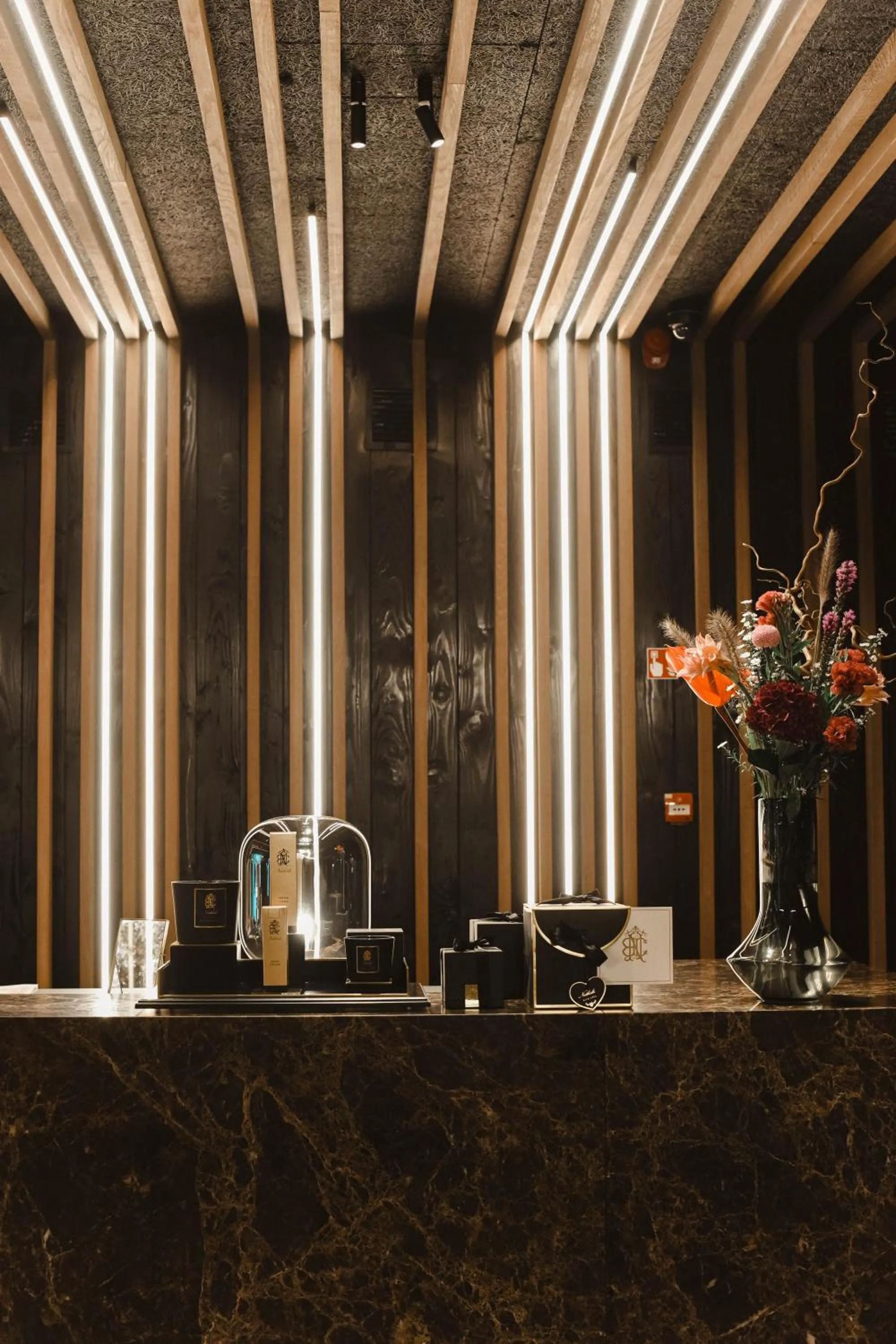 Lobby or reception in Hotel Sanglier