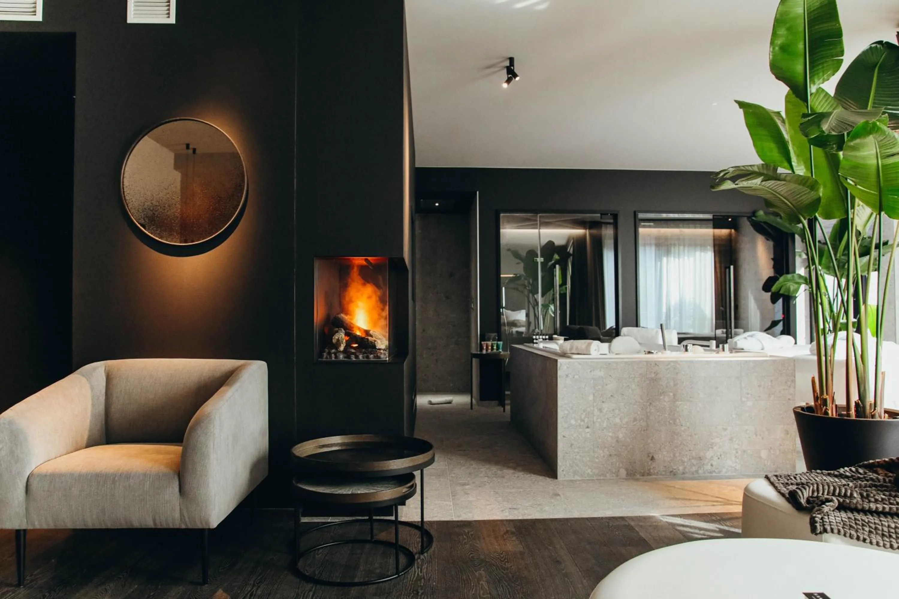 Living room in Hotel Sanglier