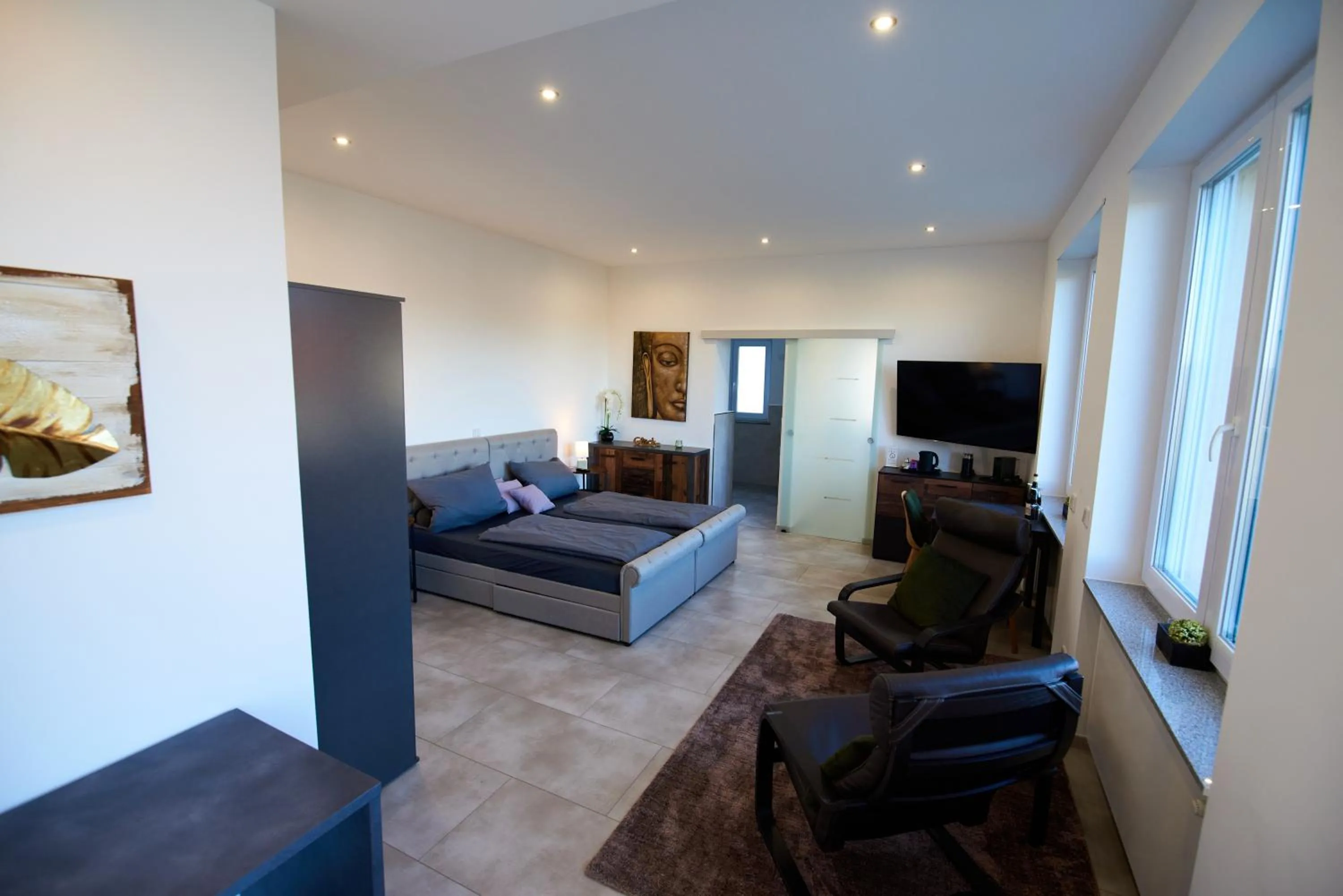 Living room in Business Apartments Höfle