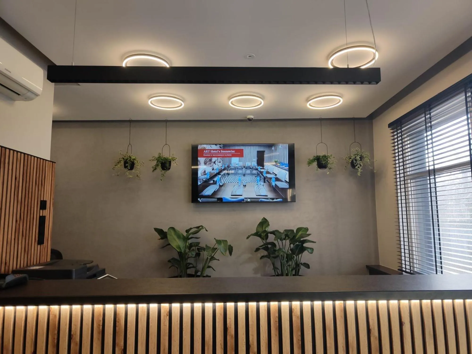 Lobby or reception in Art Hotel's Sosnowiec