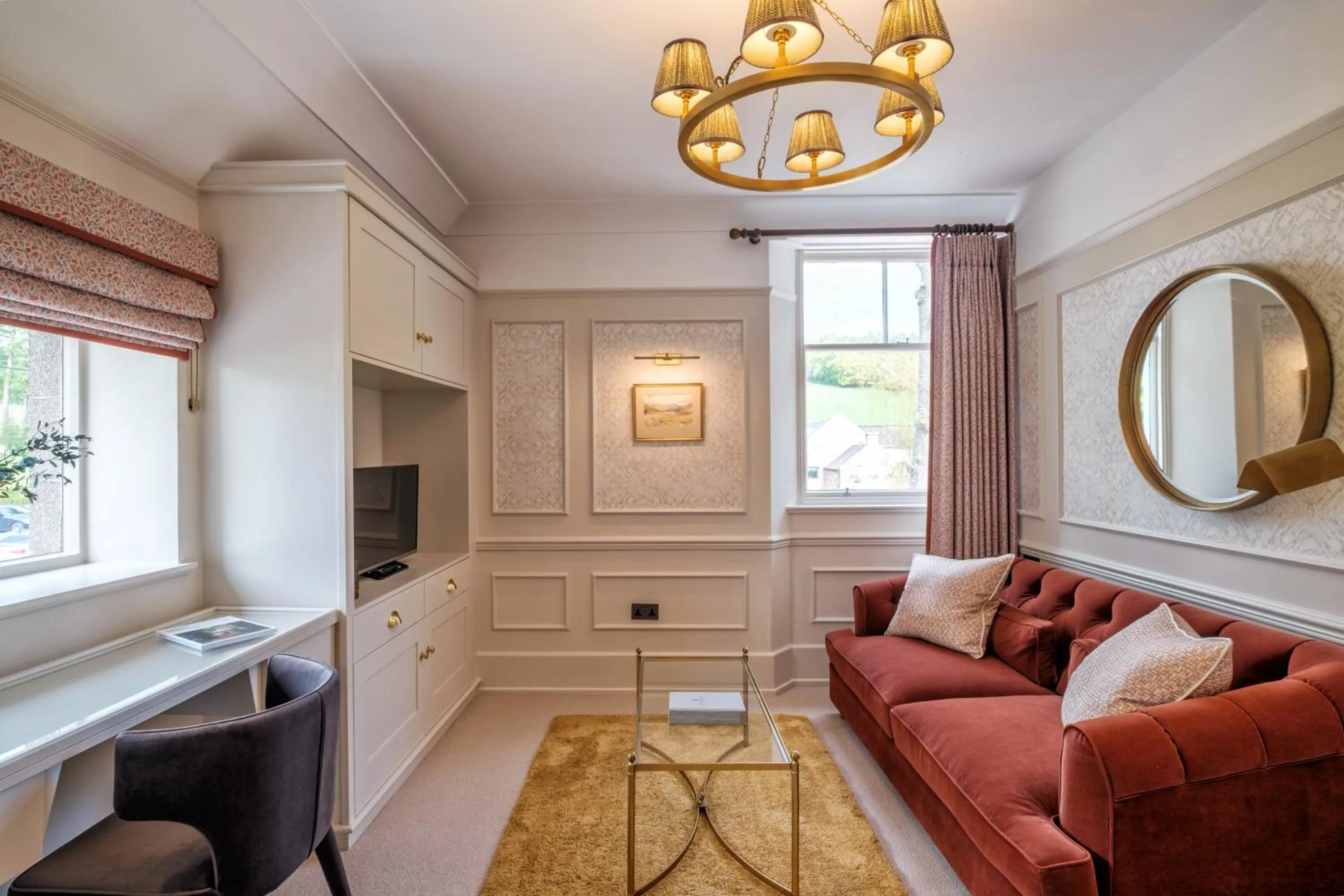 Living room in Douneside House