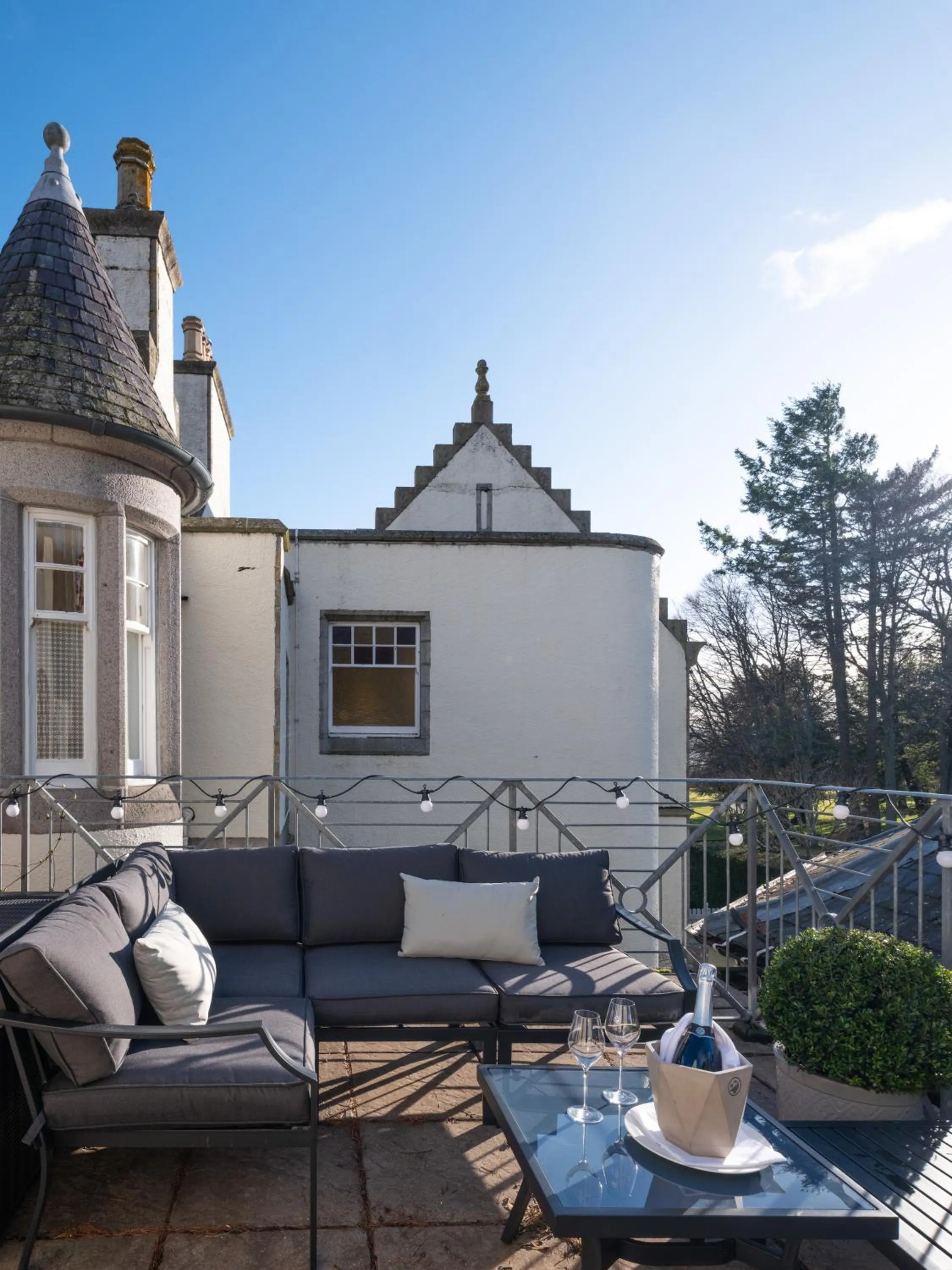Patio in Douneside House