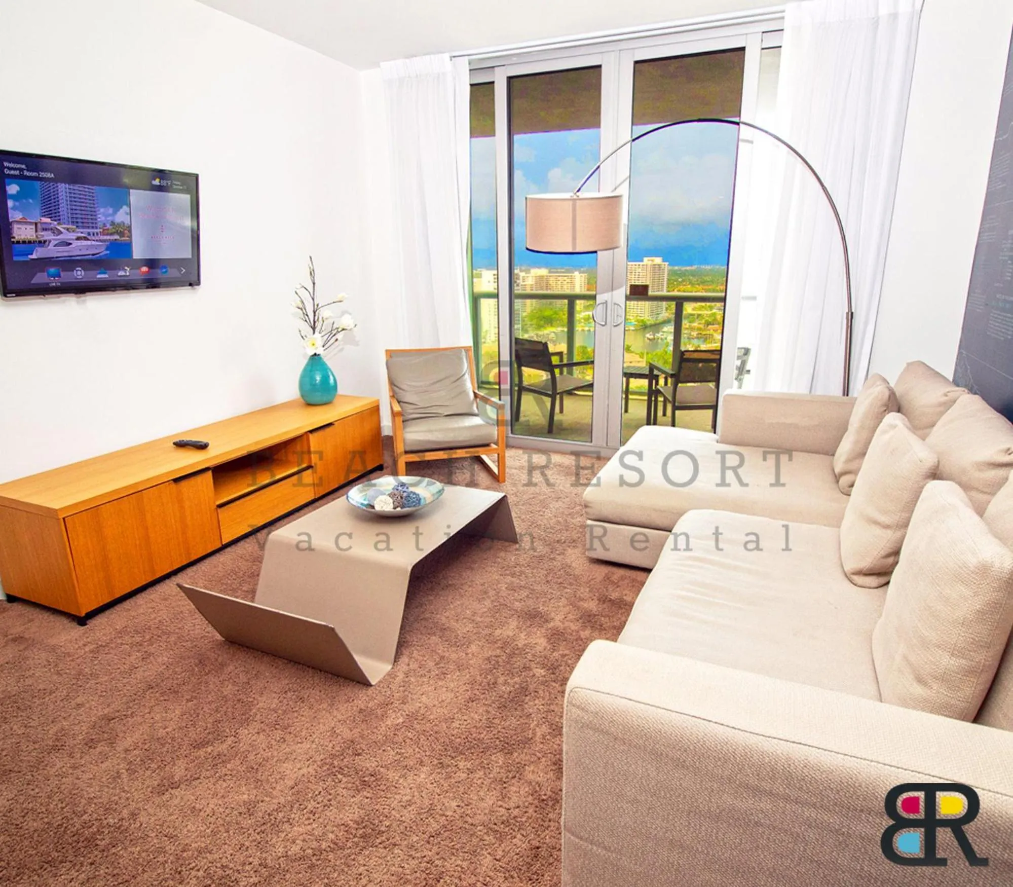 Living room in Bwalk Resort Rentals