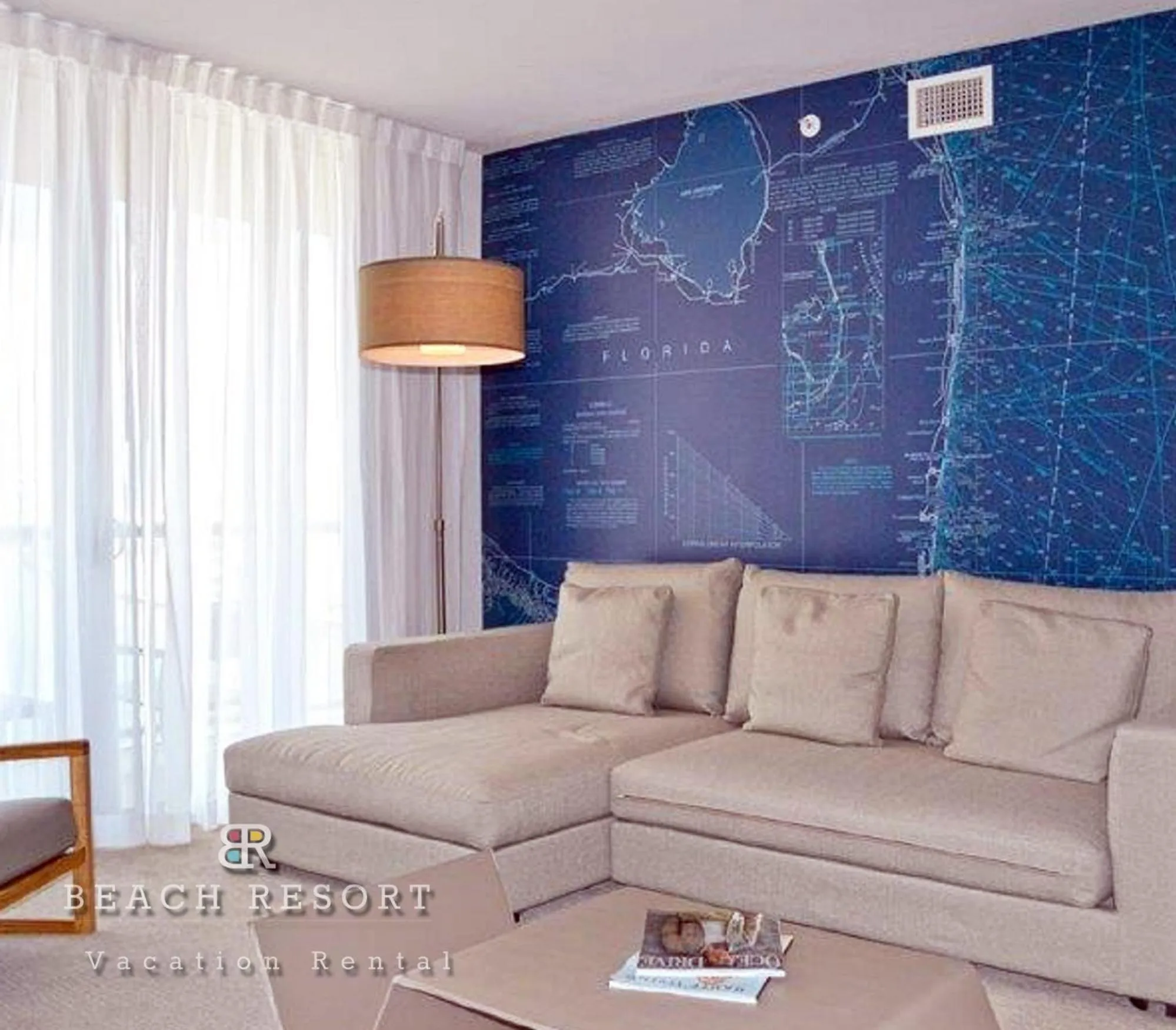 Living room in Bwalk Resort Rentals