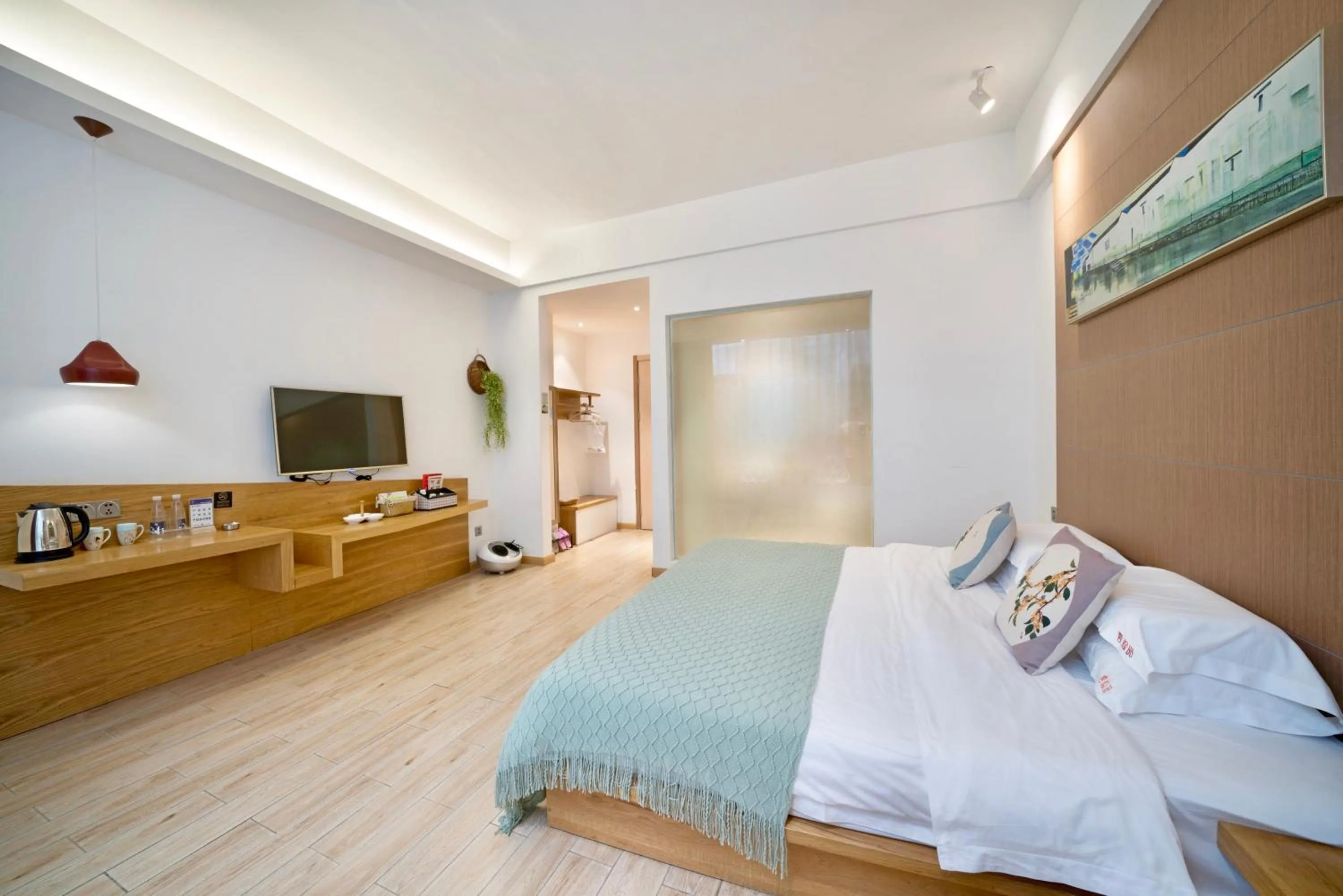 Bed in Ancient Street No.5 Youth Chic Hotel