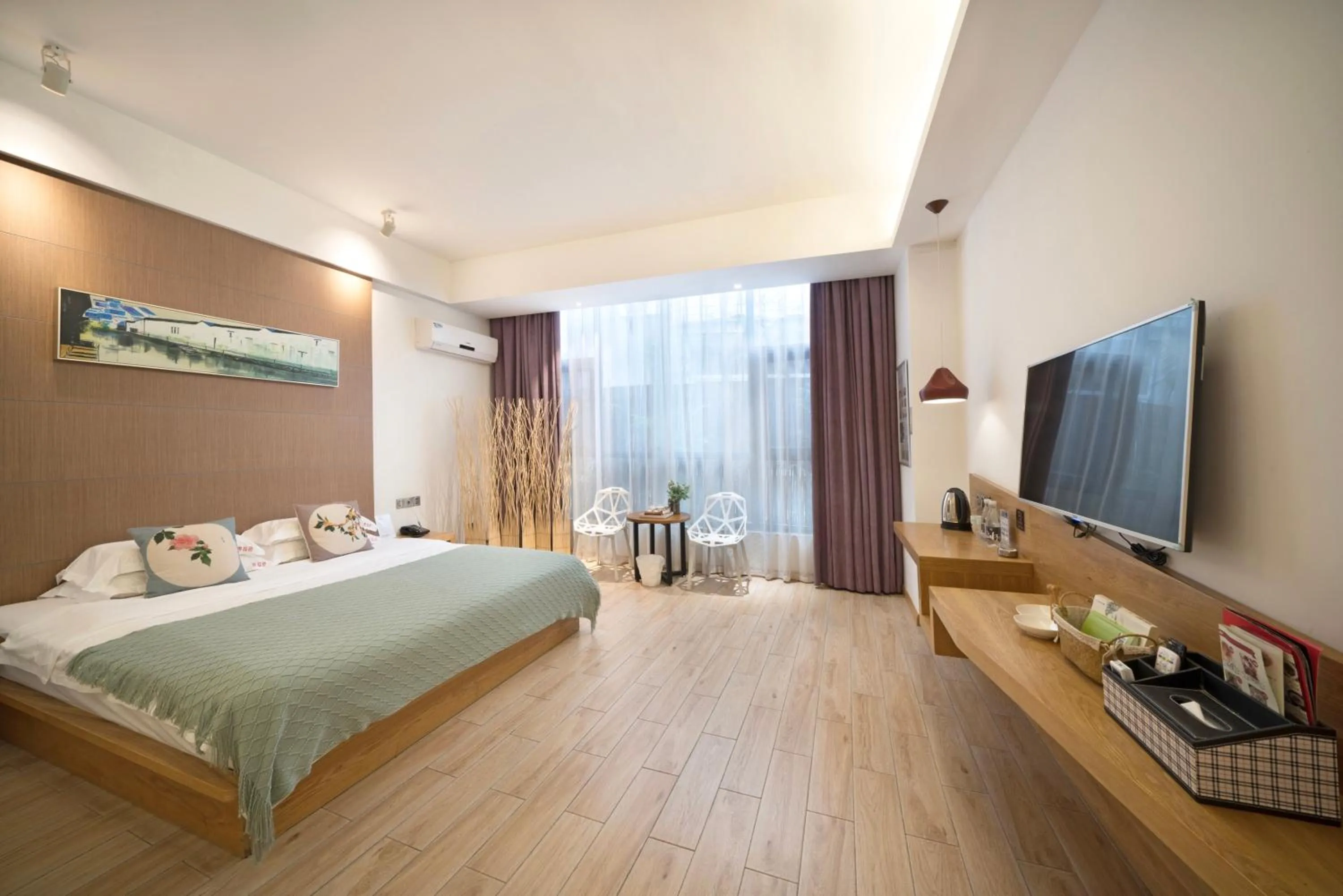 Bed in Ancient Street No.5 Youth Chic Hotel