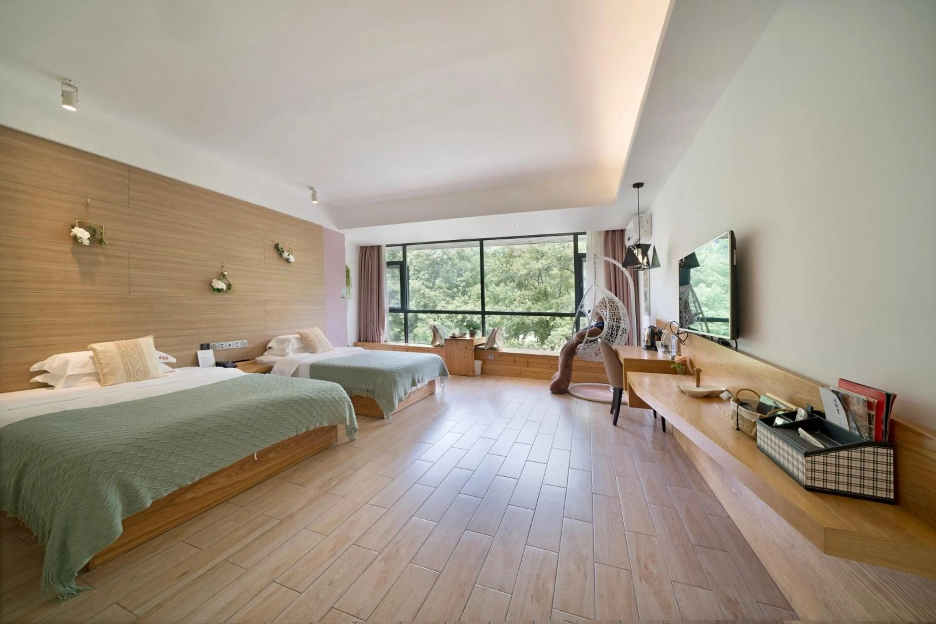 Photo of the whole room, Bed in Ancient Street No.5 Youth Chic Hotel