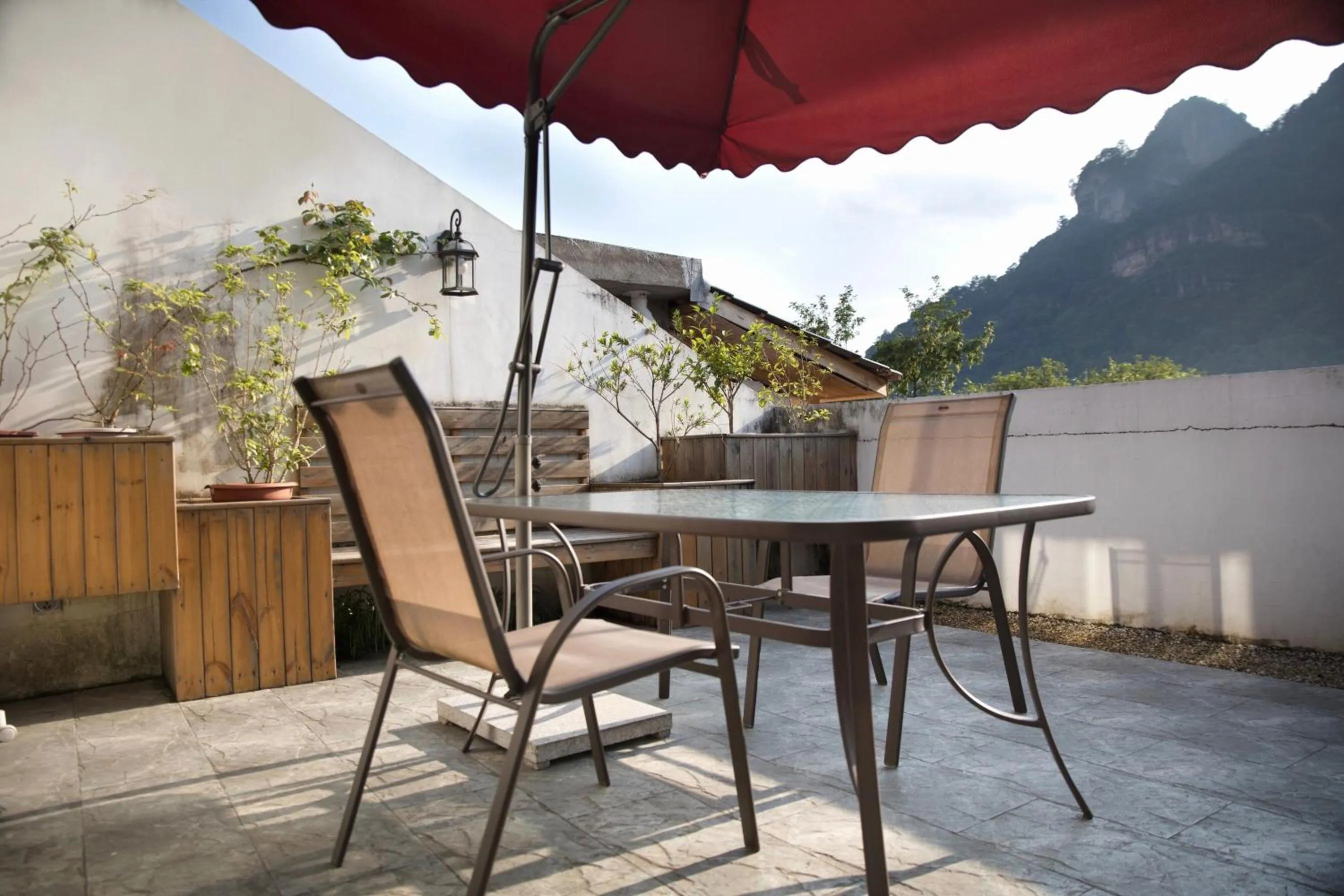 Balcony/Terrace in Ancient Street No.5 Youth Chic Hotel