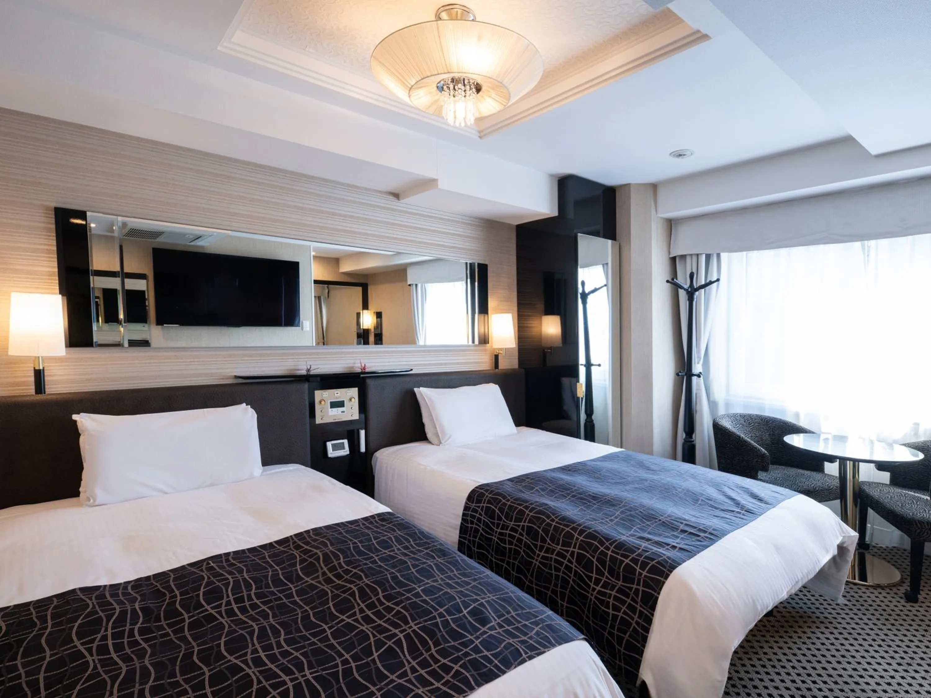 Bed in APA Hotel Higashi Shinjuku Kabukicho Higashi