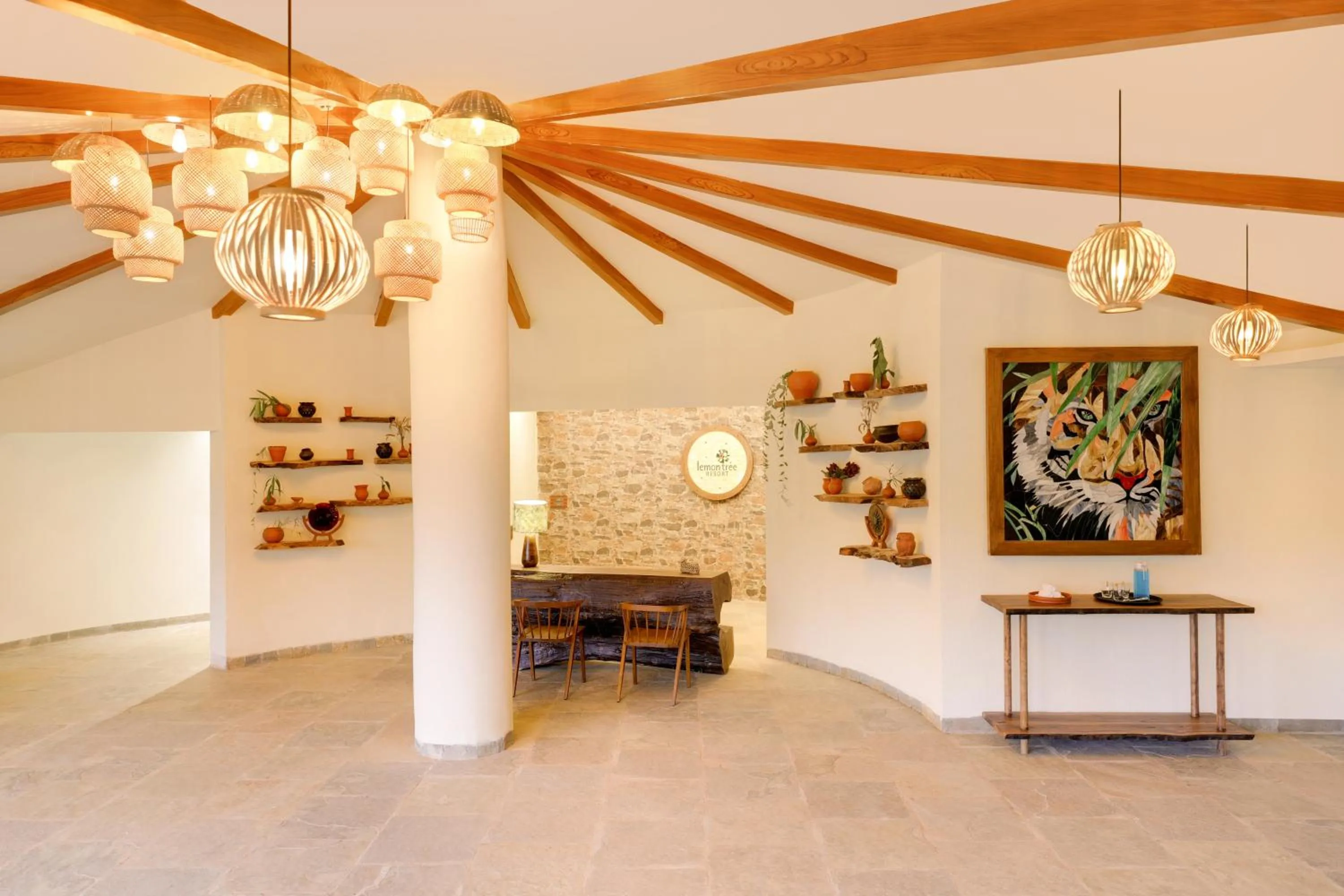 Lobby or reception in Lemon Tree Wildlife Resort, Kanha
