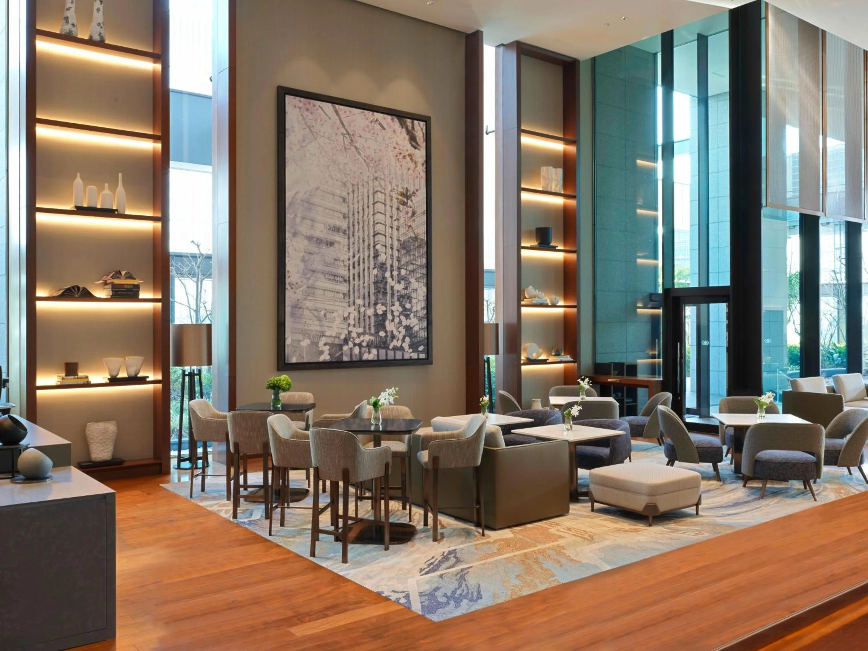 Communal lounge/ TV room in Ascott Marunouchi Tokyo