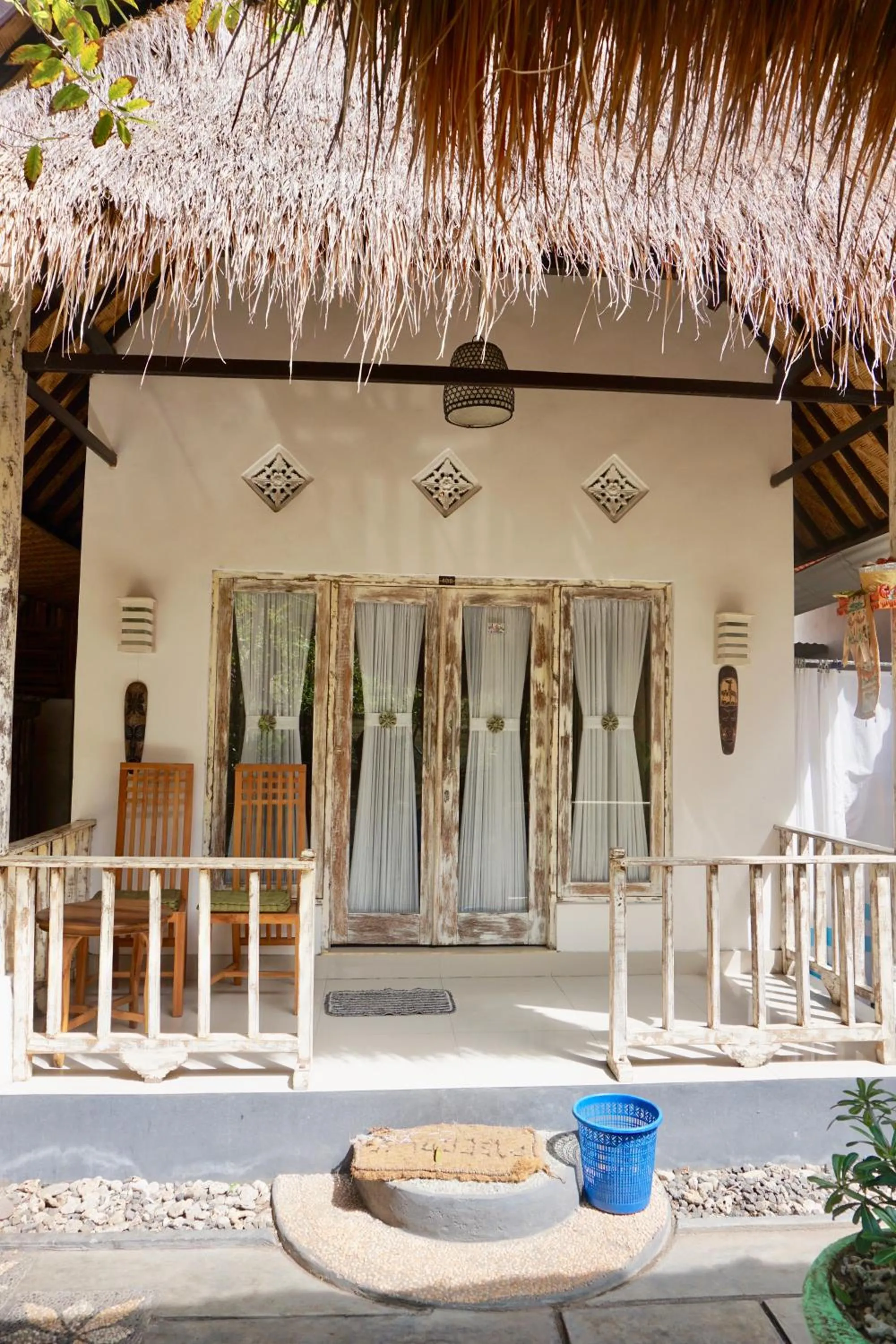 Patio in Pondok Kana And Hostel by Ecommerceloka