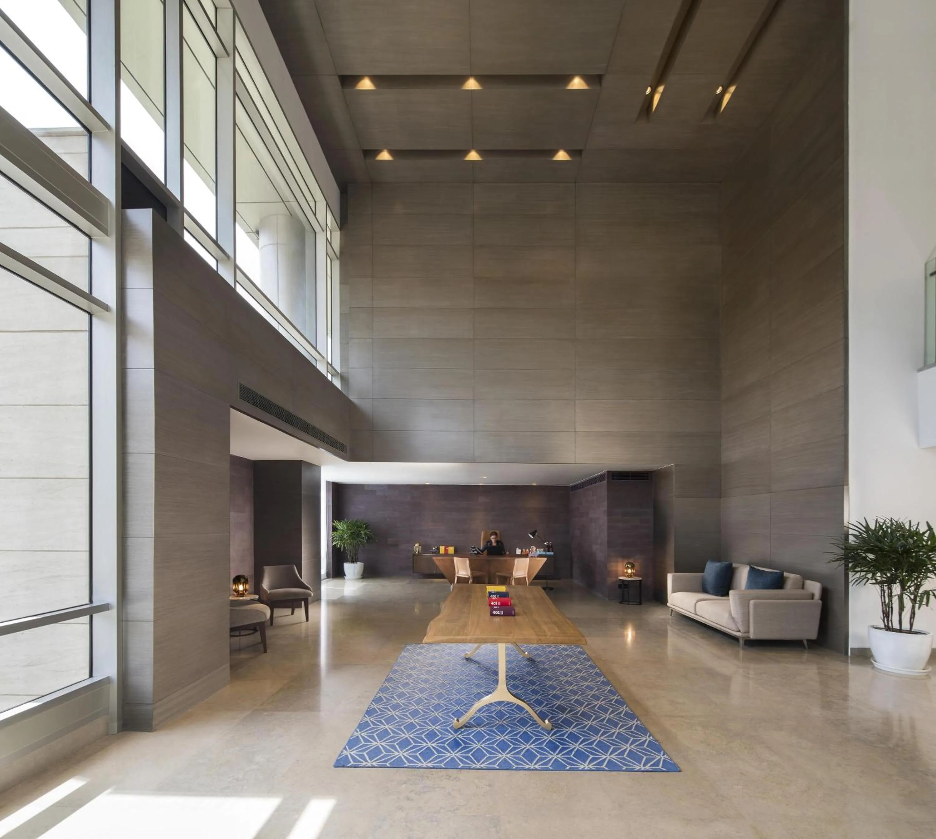 Lobby or reception in Andaz Delhi, by Hyatt