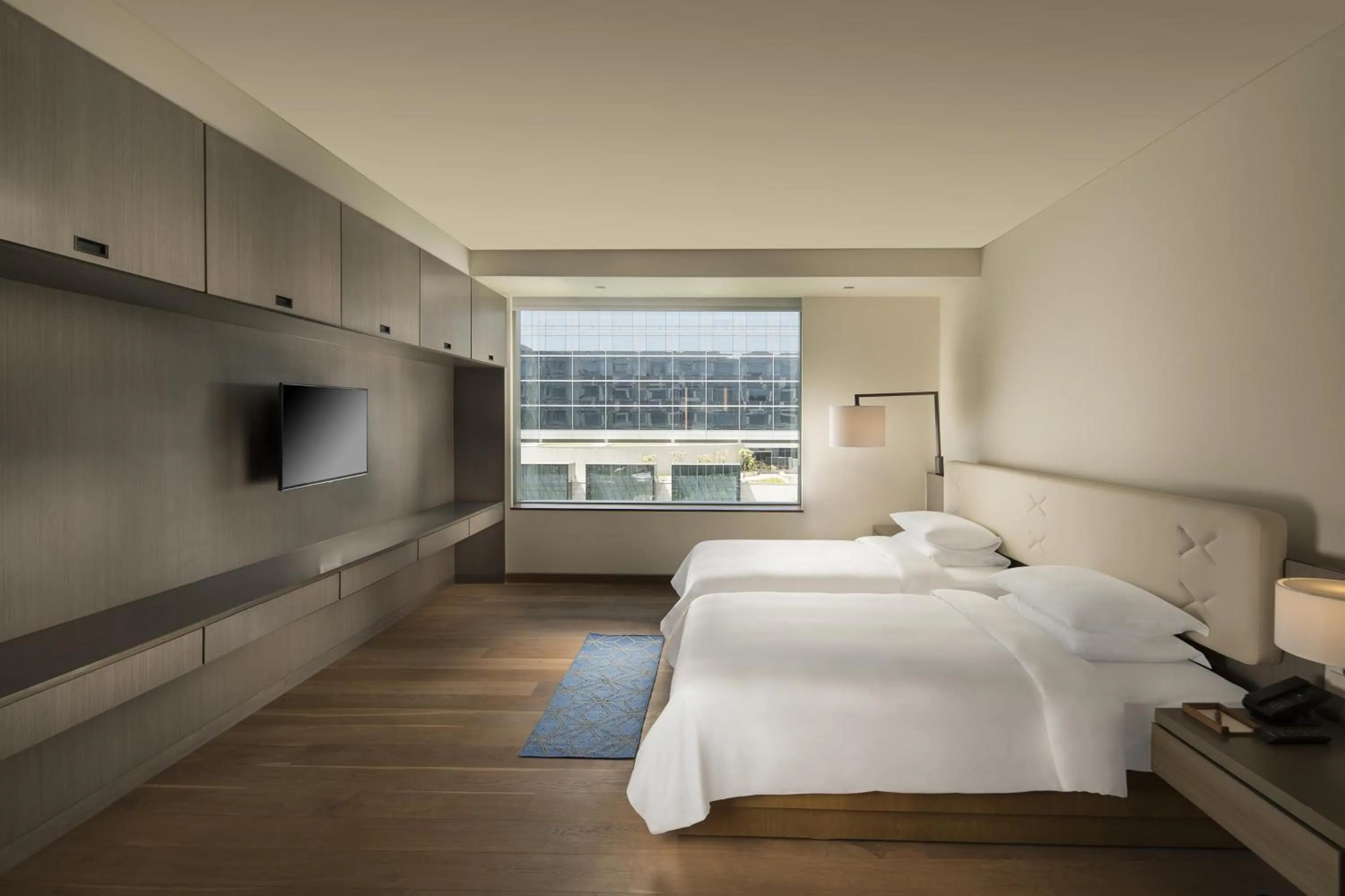 Photo of the whole room, Bed in Andaz Delhi, by Hyatt