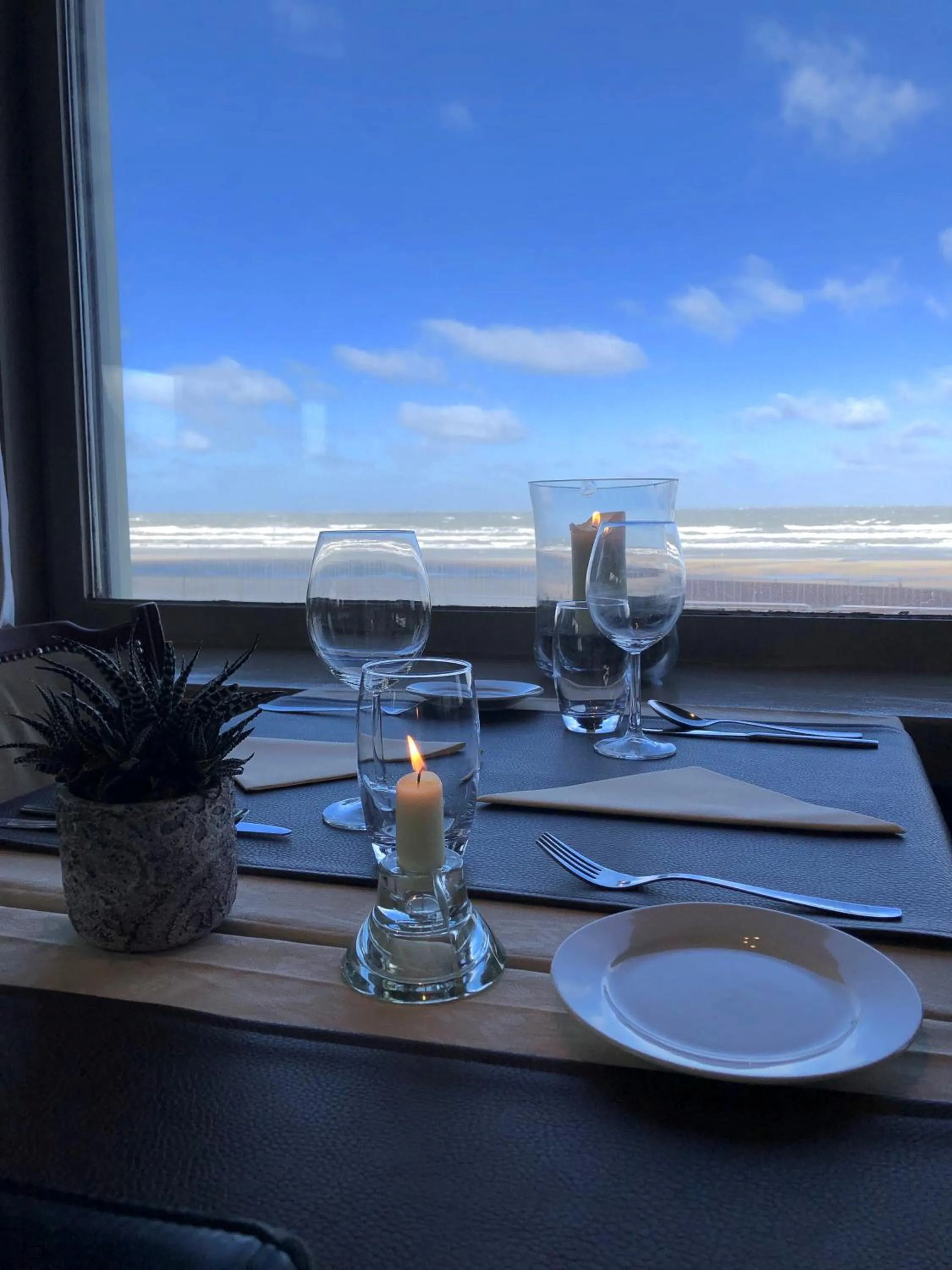 Sea view in Strandhotel De Haan
