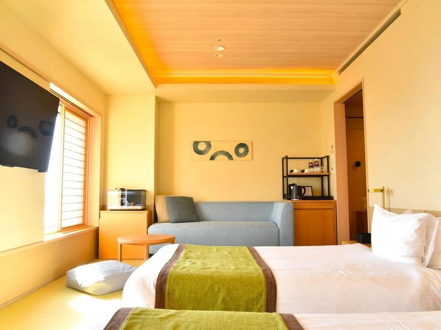 Bed in Bayside Hotel Azur Takeshiba