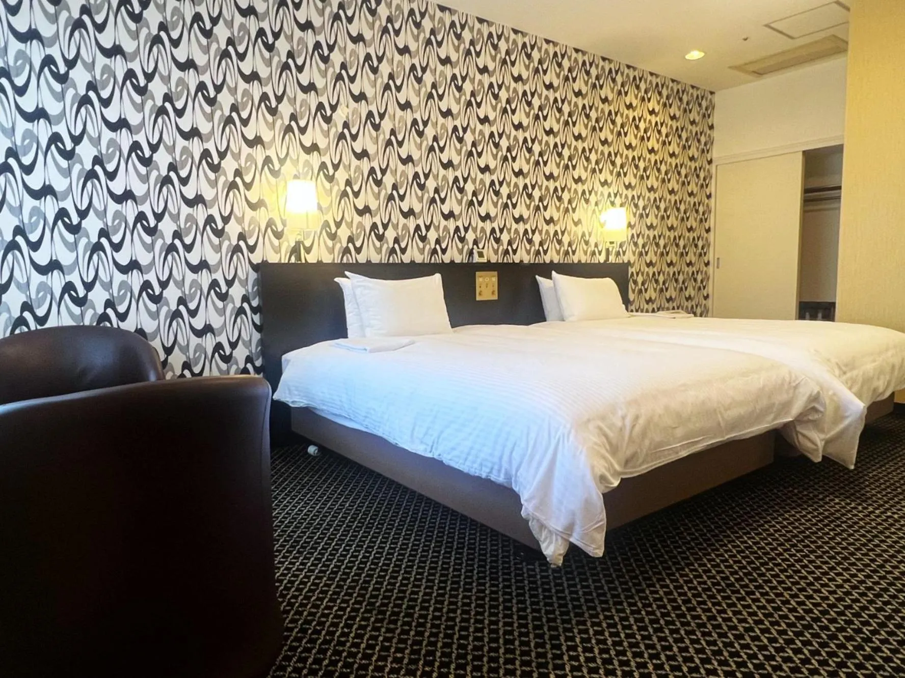 Bed in Bayside Hotel Azur Takeshiba